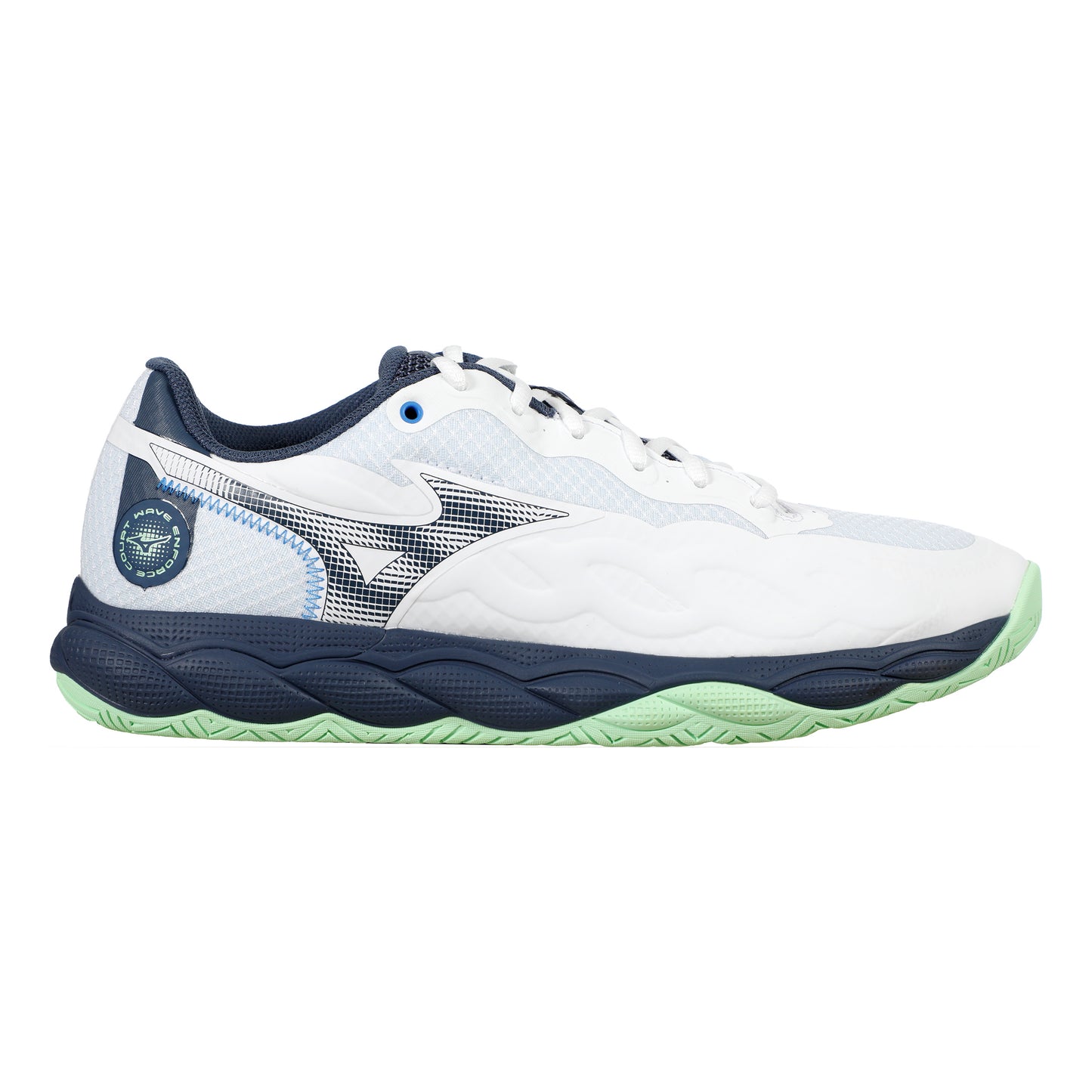 Mizuno Wave Enforce Court Allcourt schoen Heren - wit, mint
