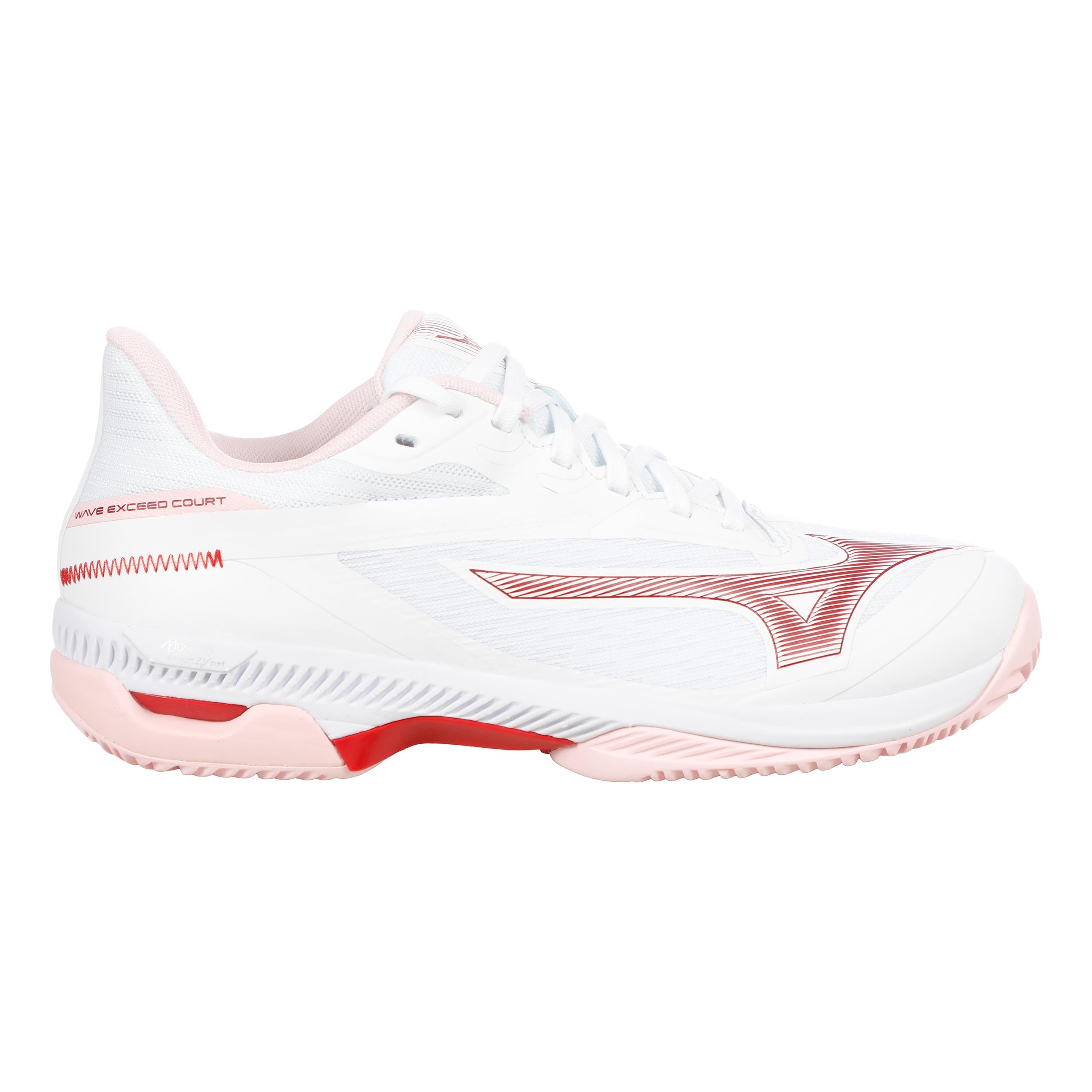 Mizuno Wave Exceed Court Chaussure terre battue Hommes-blanc, berry