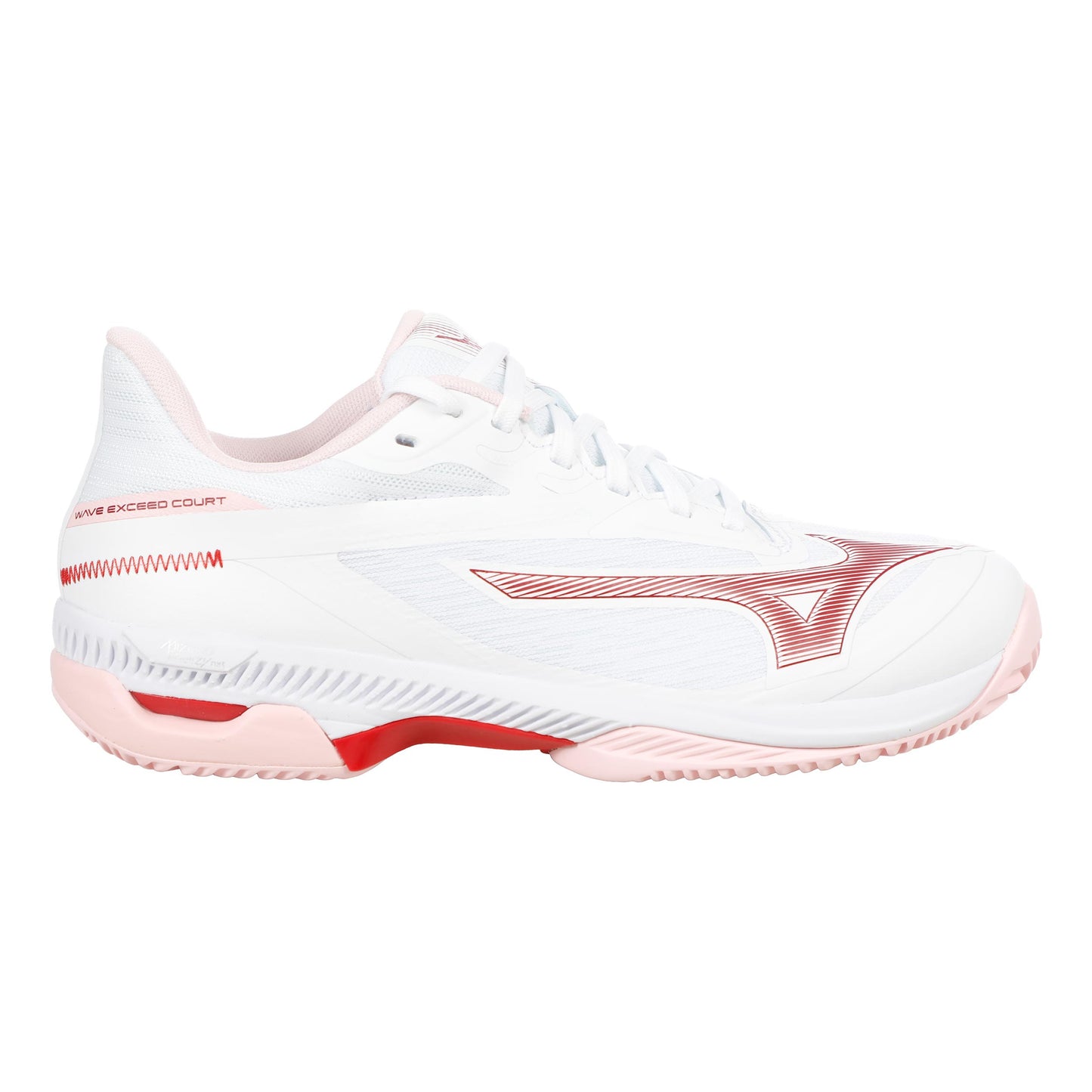 Mizuno Wave Exceed Court Chaussure terre battue Hommes-blanc, berry