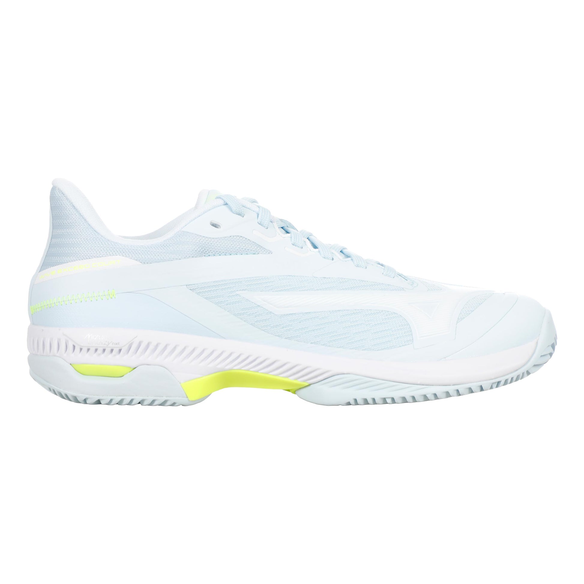 Mizuno Wave Exceed Court Chaussure terre battue Femmes - blanc, bleu clair