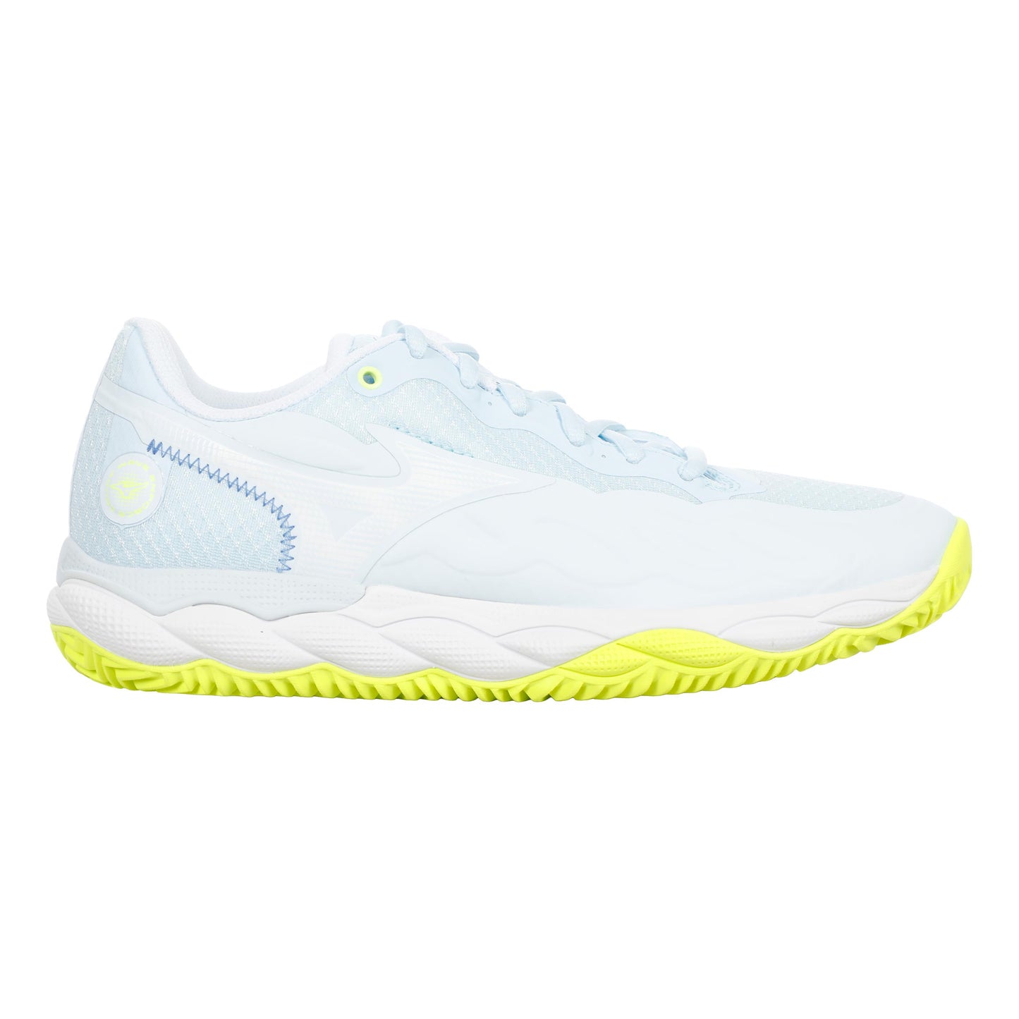Mizuno Wave Enforce Court Chaussure terre battue Femmes - blanc, bleu clair