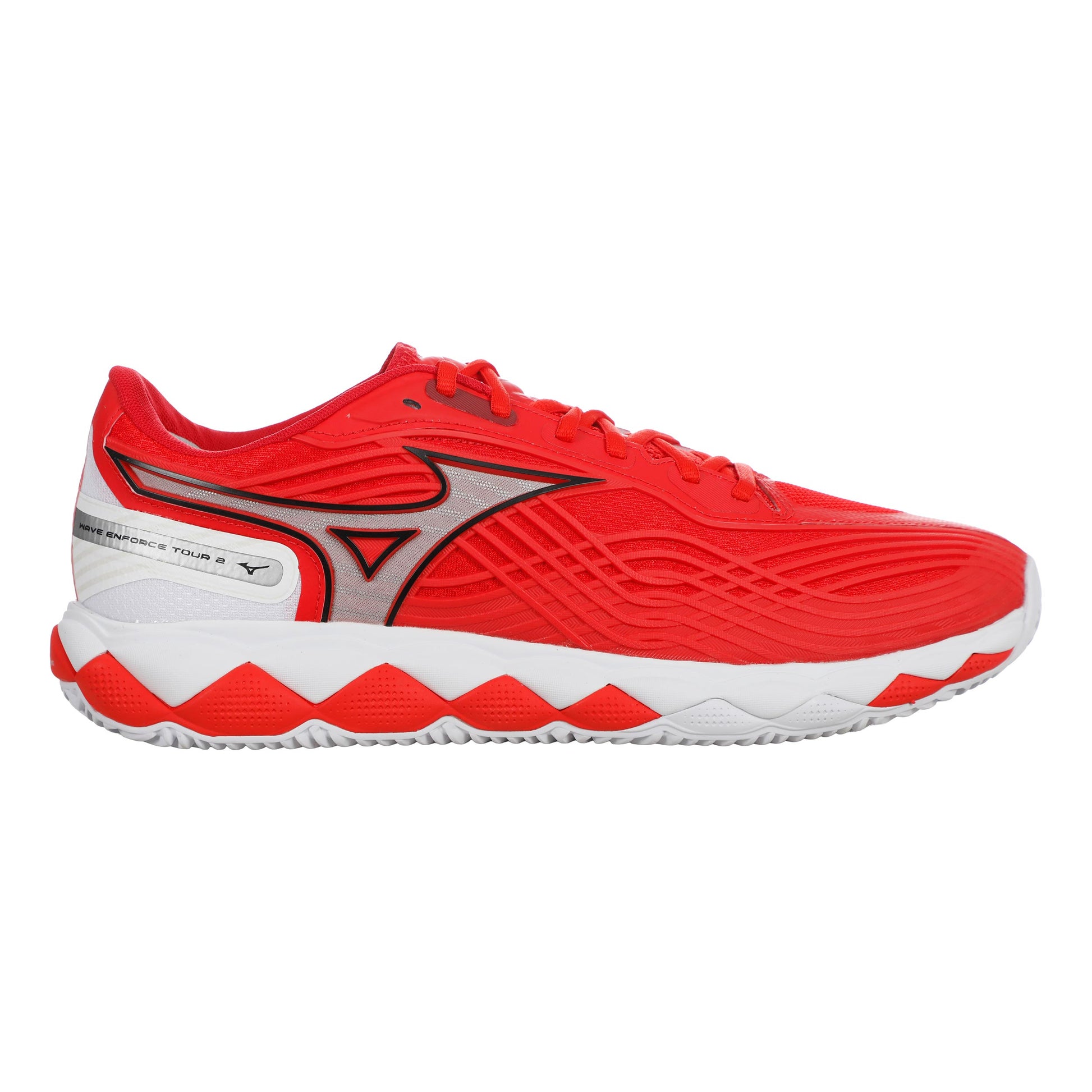 Mizuno Wave Enforce Tour 2 Gravelschoen Heren - rood, wit