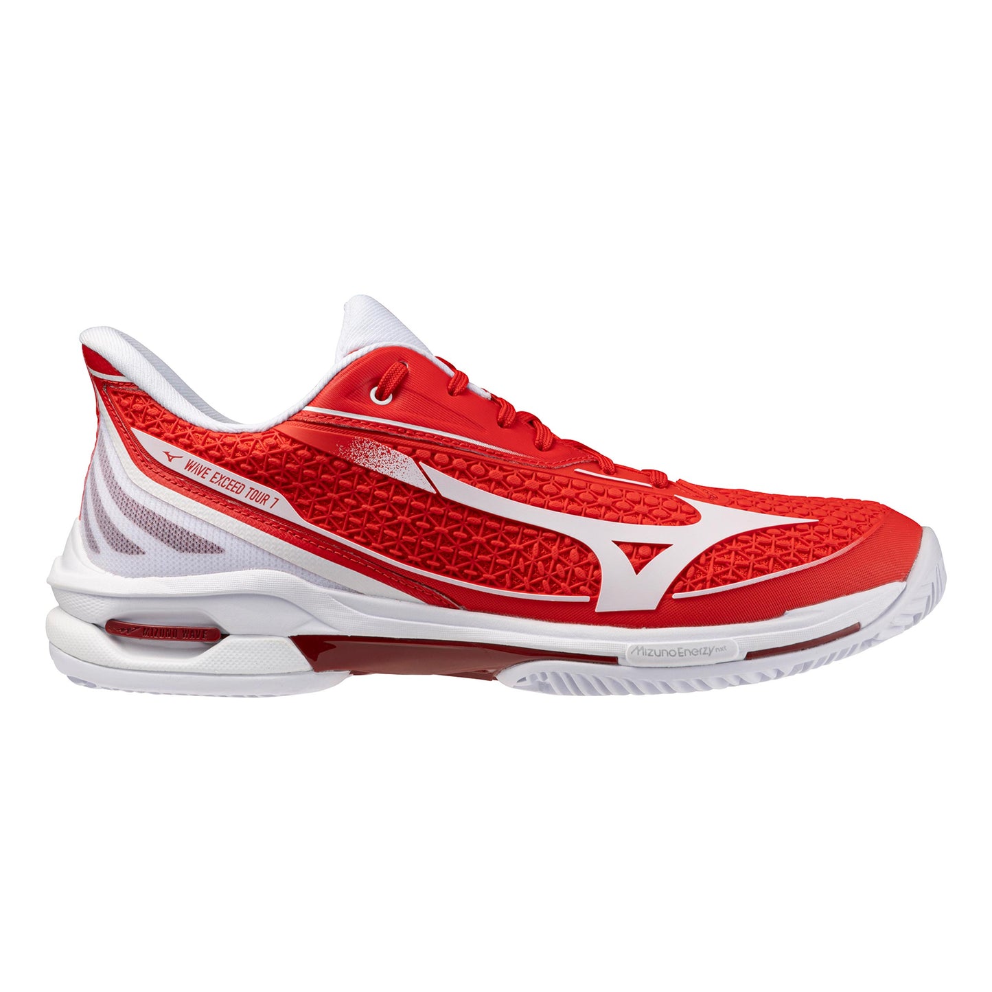 Mizuno Wave Exceed Tour 7 Gravelschoen Heren - rood, wit