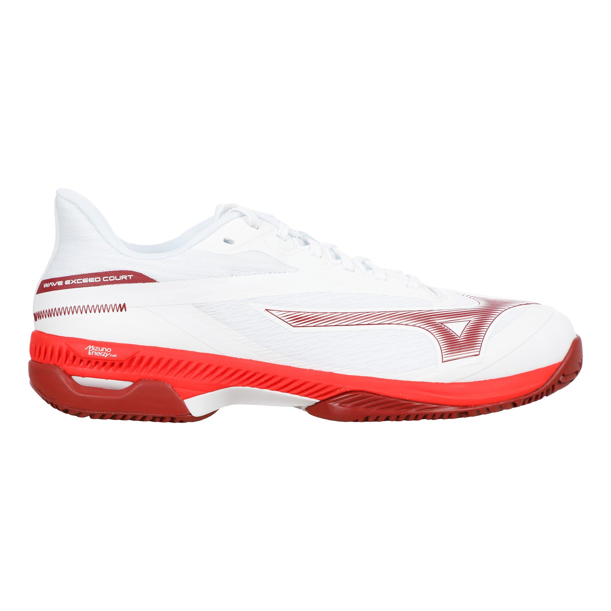 Mizuno Wave Exceed Court Chaussure terre battue Hommes - blanc, rouge