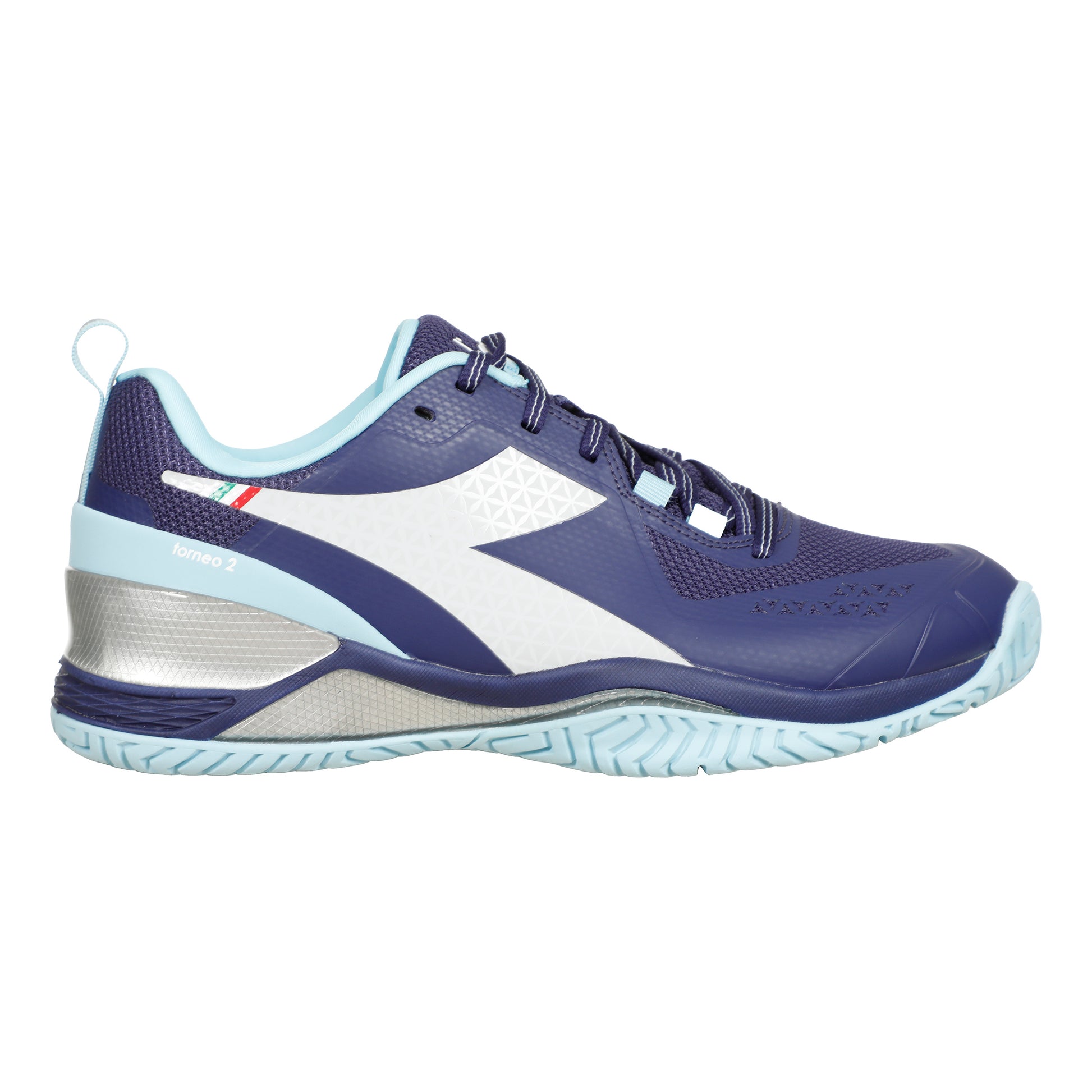 Diadora Blushield Torneo 2 Allcourt schoen Dames - donkerblauw, wit