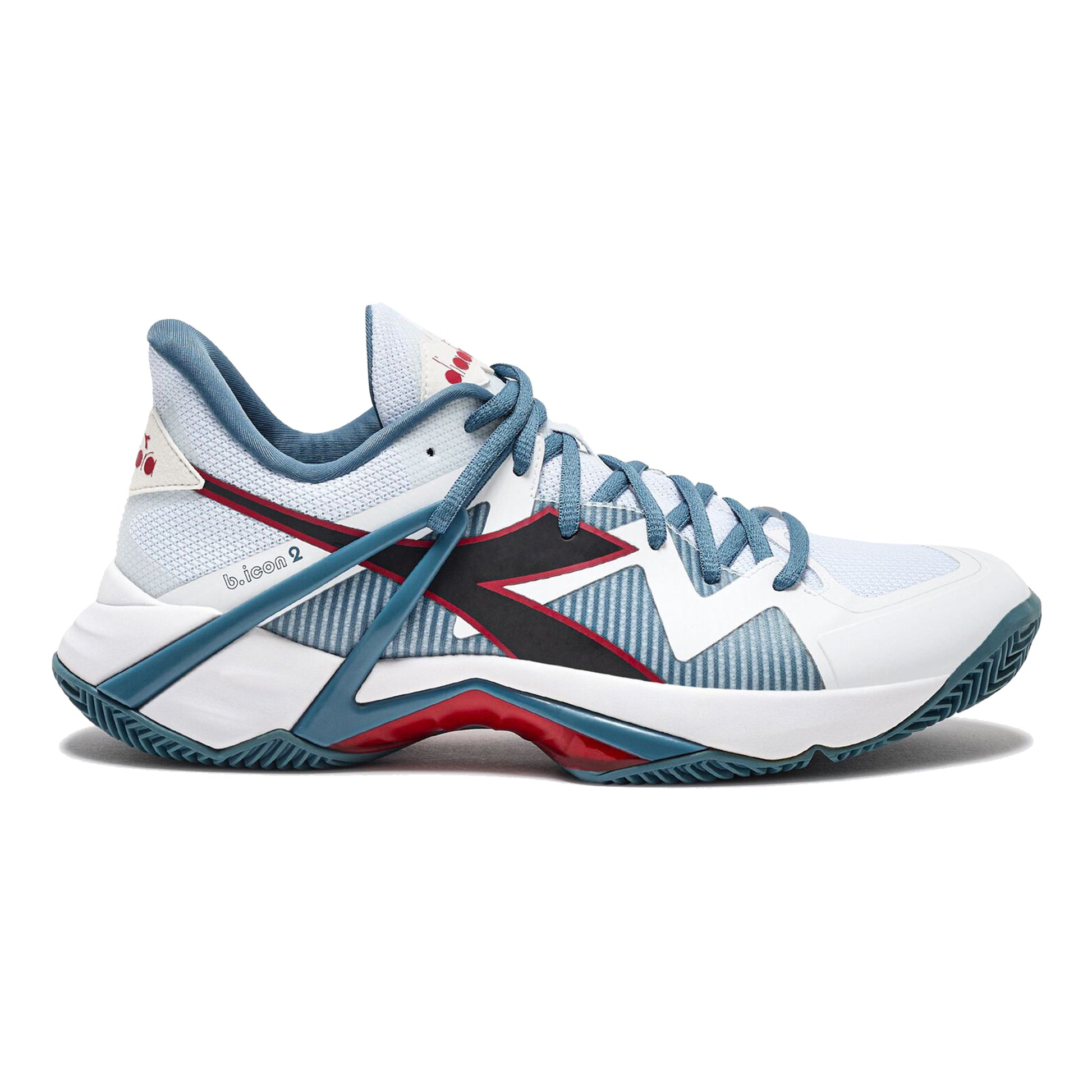 Diadora B.Icon 2 Gravelschoen Heren-wit,petrolblauw