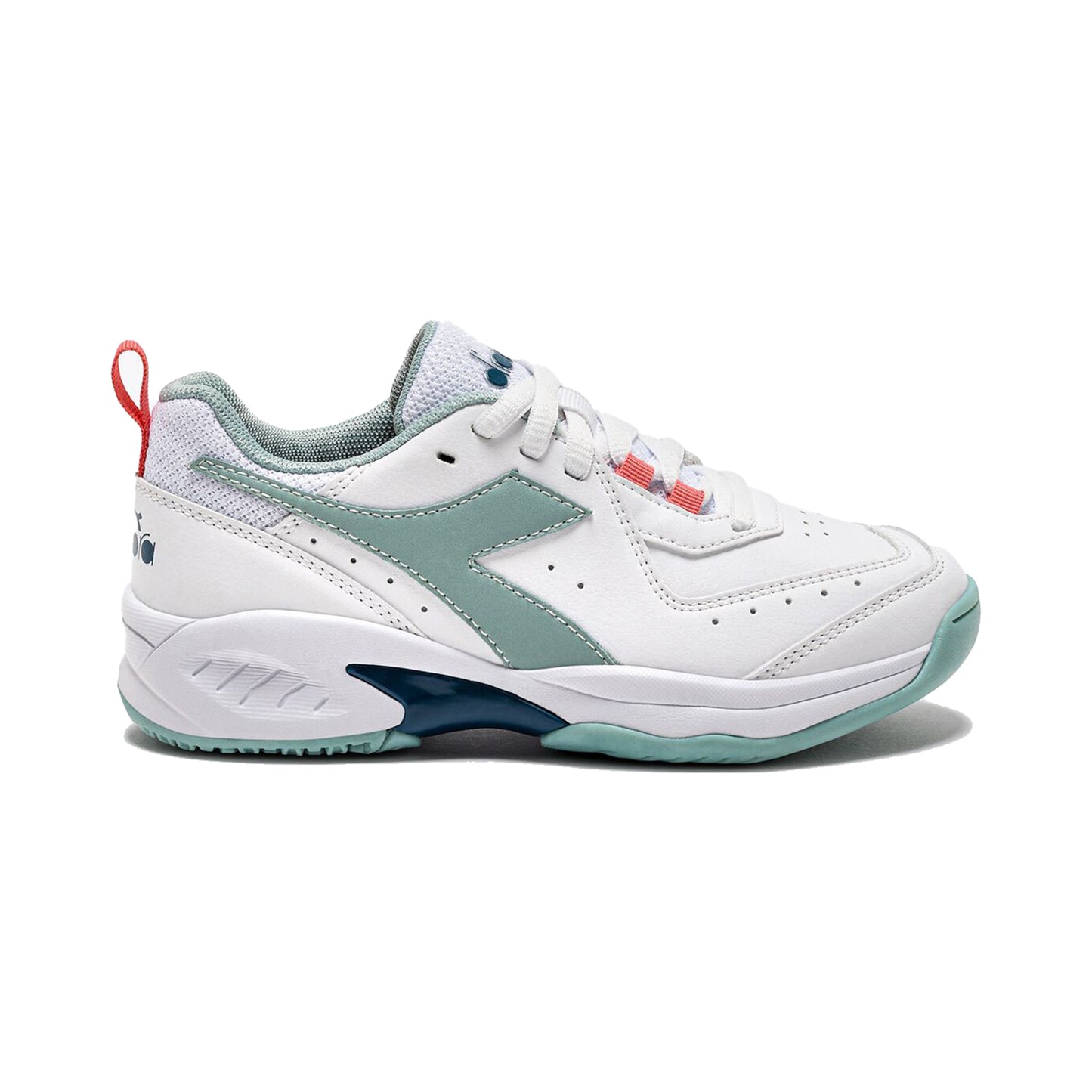 Diadora S. Challenge 5 SL AC Allcourt schoen Kinderen - wit, mint