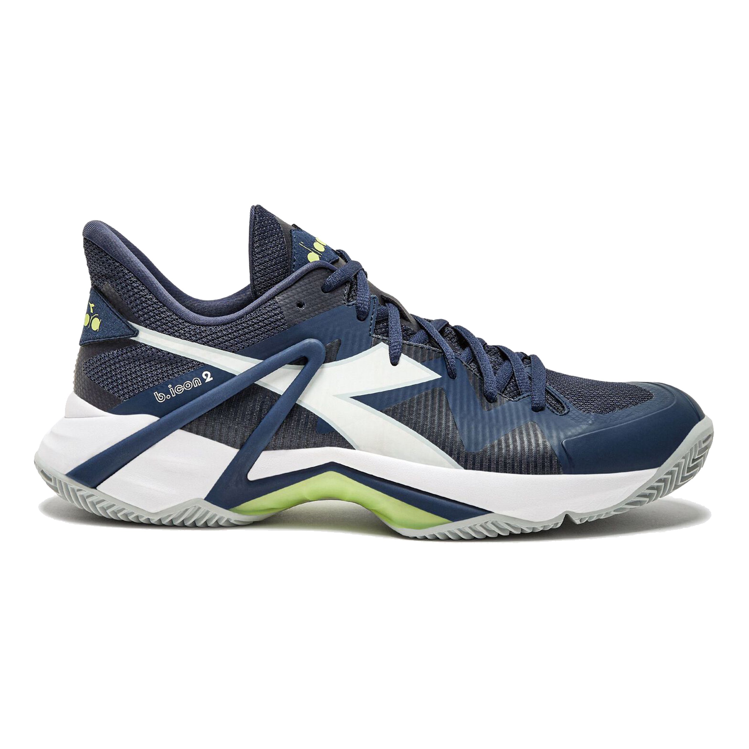 Diadora B.Icon 2 Chaussure Terre Battue Hommes-Bleu,Blanc