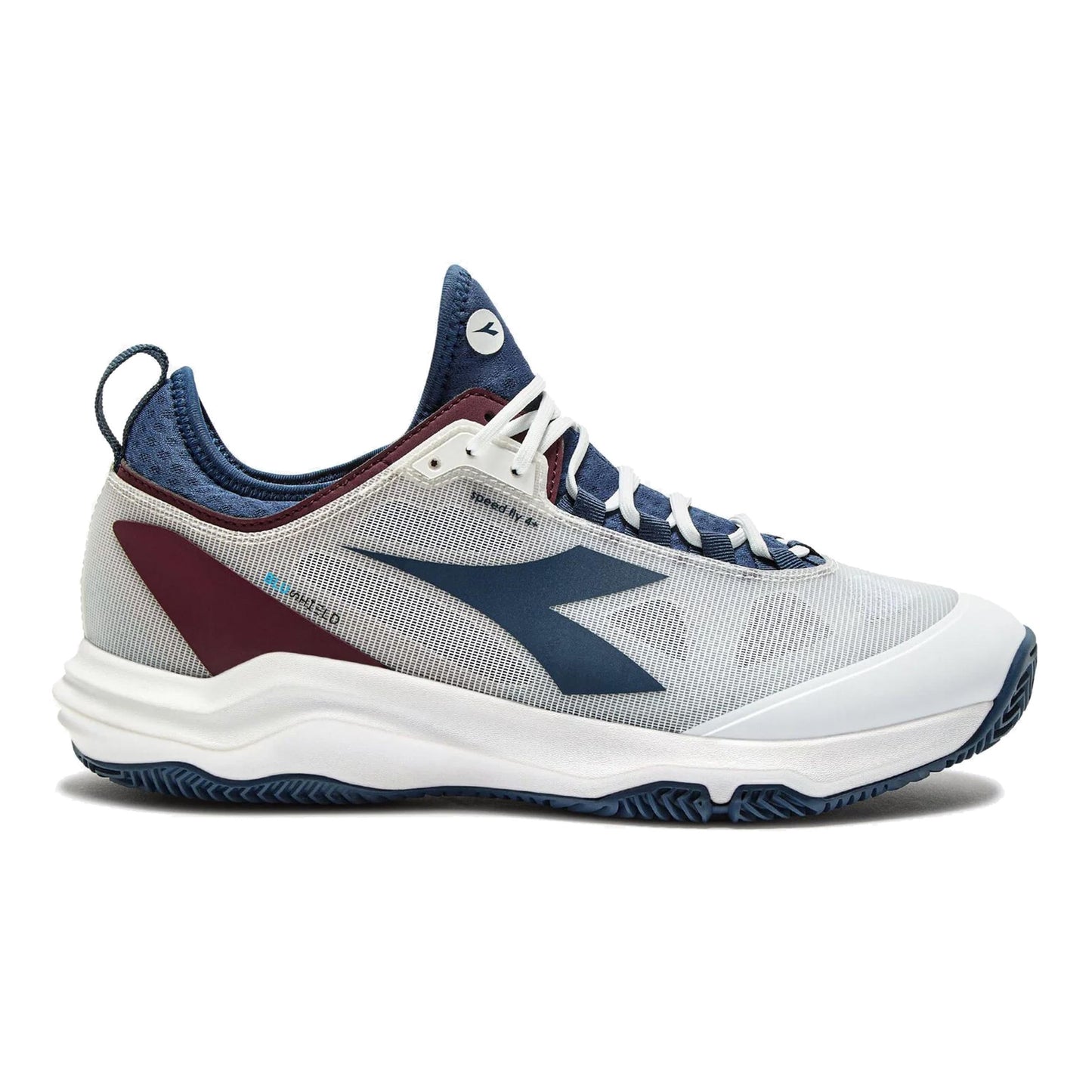 Diadora Speed Blushield Fly 4 + Gravelschoen Heren-wit