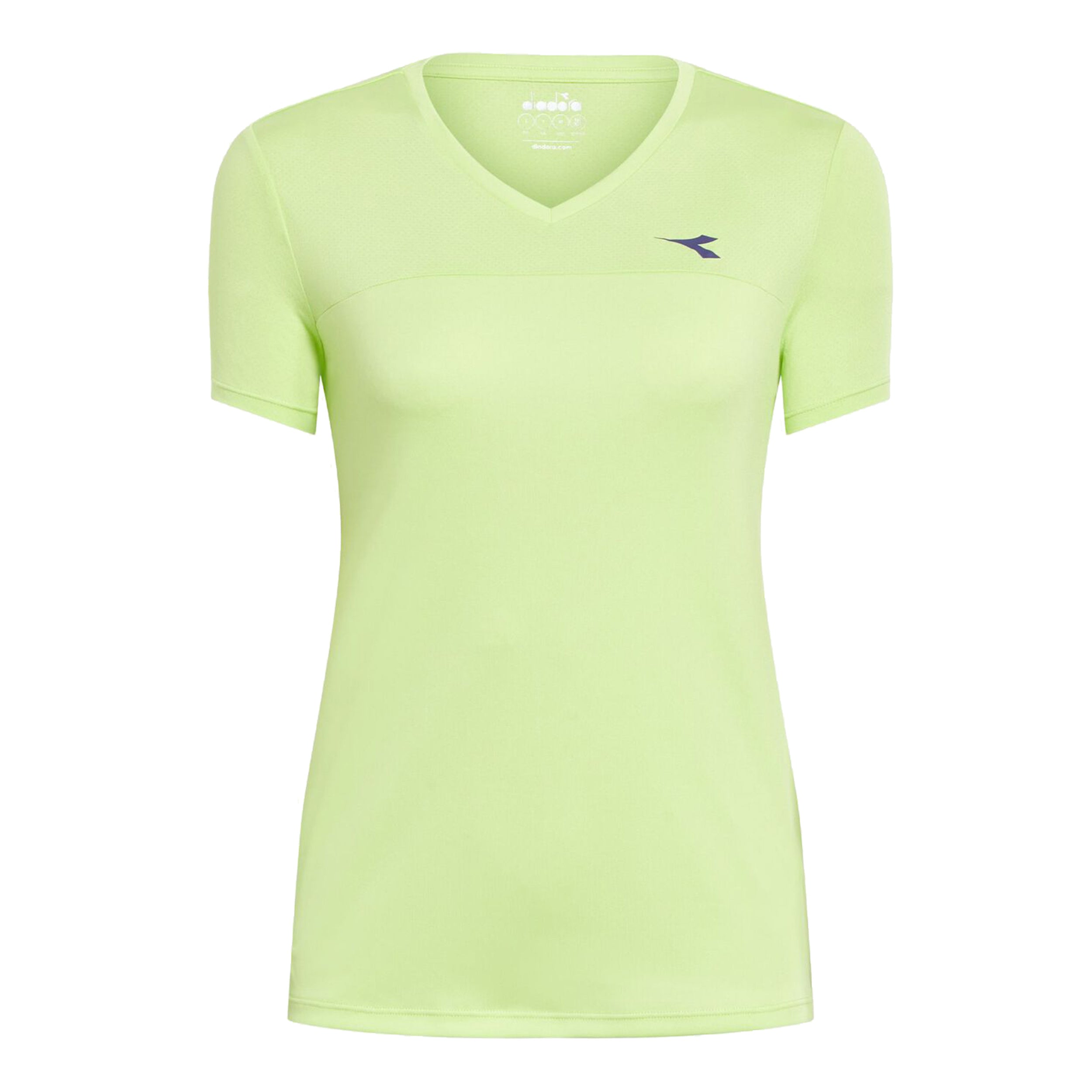 Diadora L. T-shirt Dames - limoen,