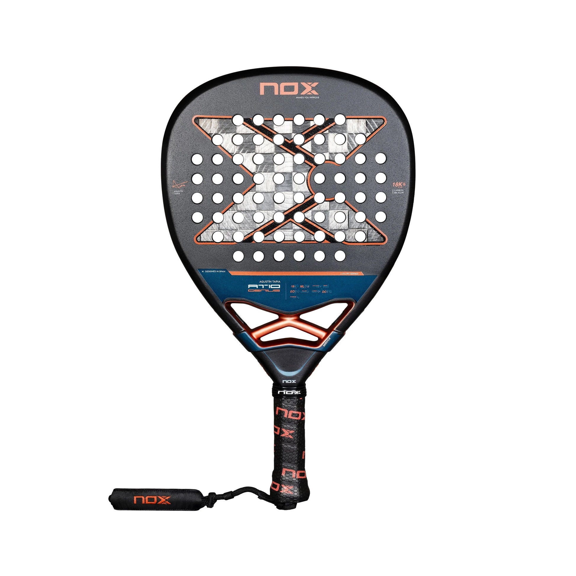 NOX AT10 Genius Attack 18K 2025 Padel racket Gebruikte rackets