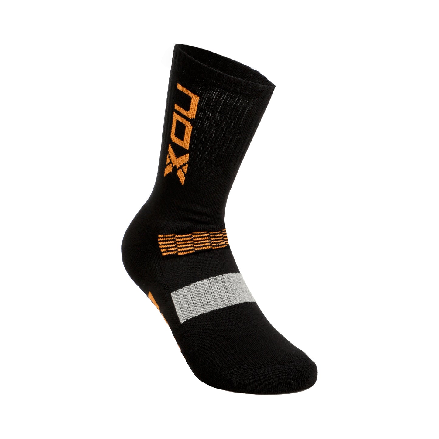NOX Long Chaussettes de sport Hommes - noir, orange