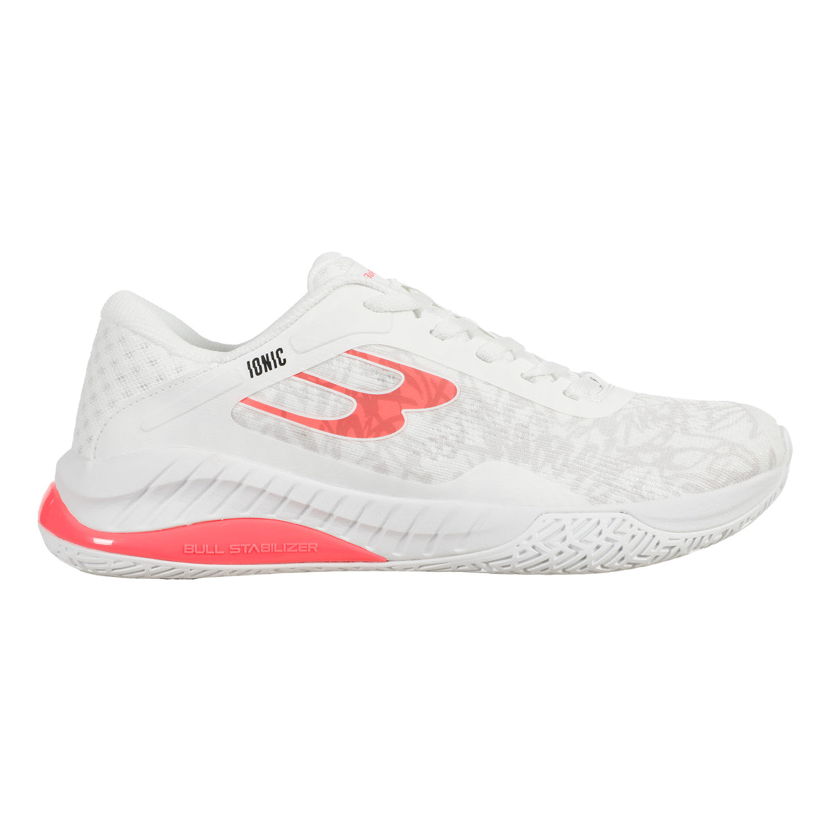 Bullpadel IONIC 25V Padel Schoen Dames-Wit,Roze