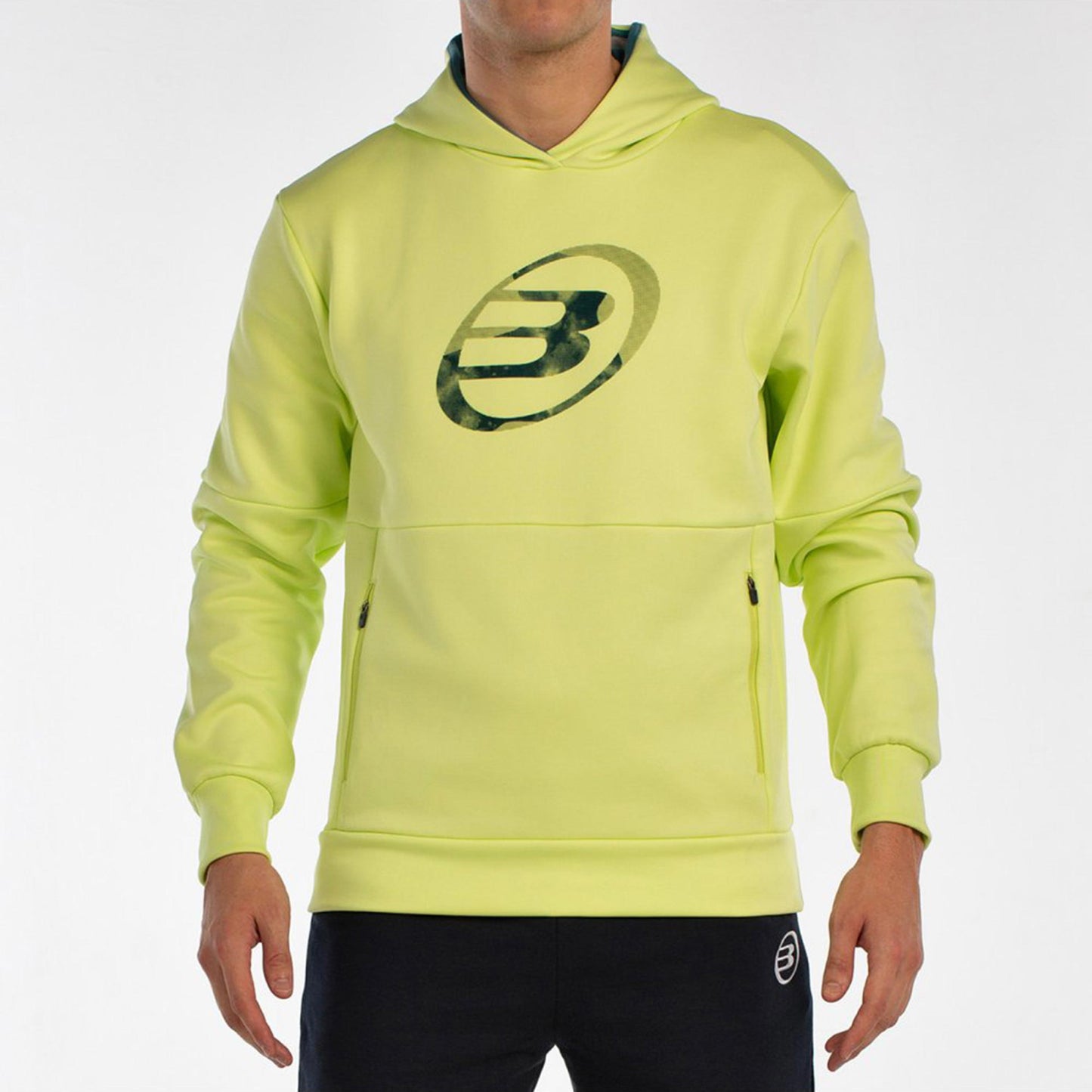Bullpadel Boyal Sweat À Capuche Hommes-Jaune Citron