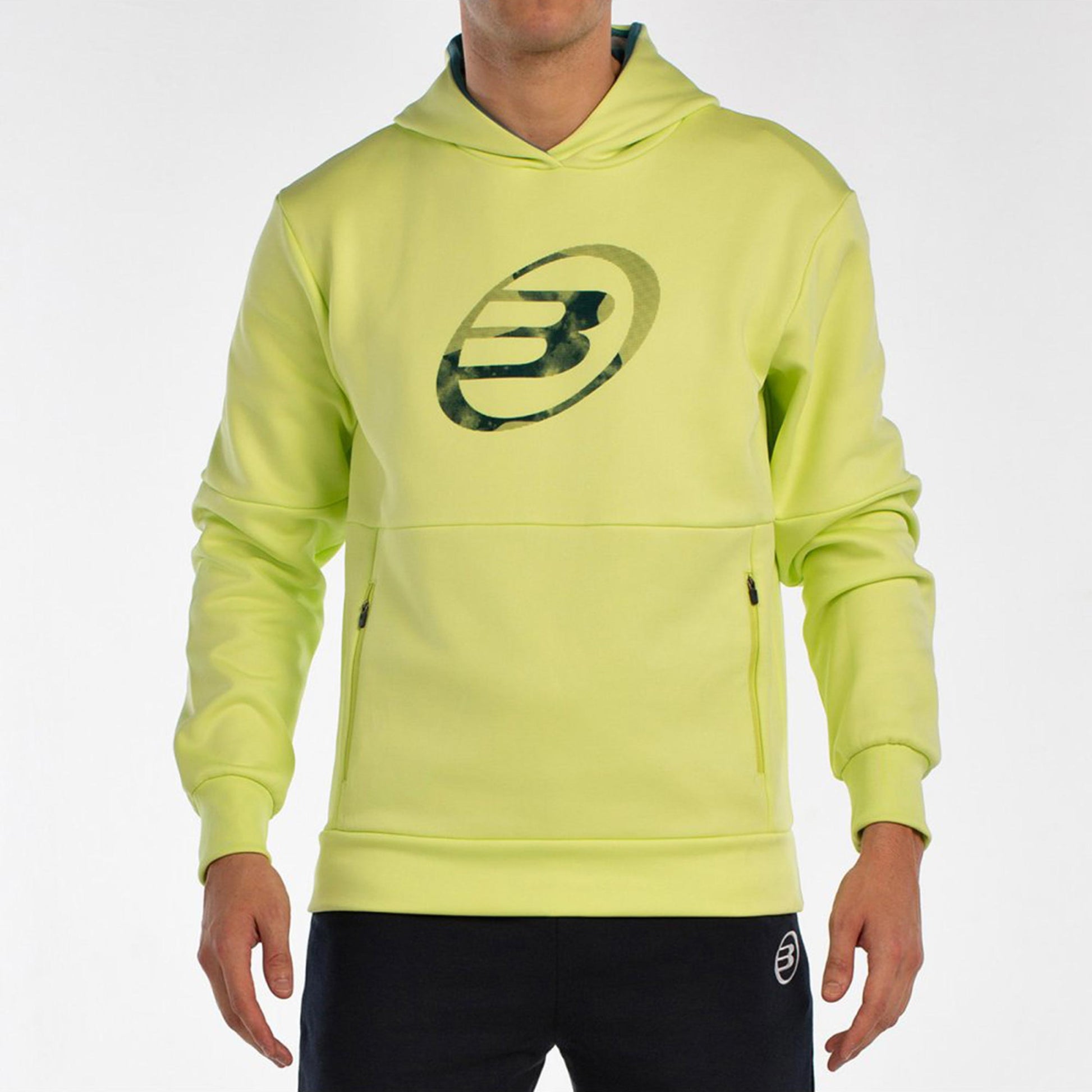 Bullpadel Boyal Sweat À Capuche Hommes-Jaune Citron
