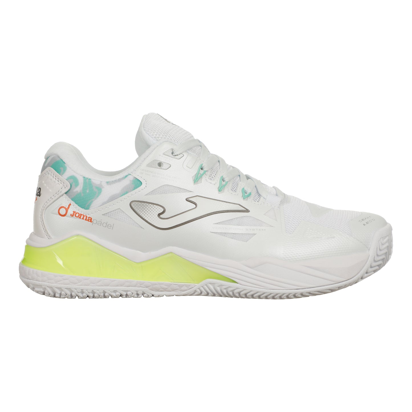 Joma Spin Chaussures padel Femmes - blanc, vert