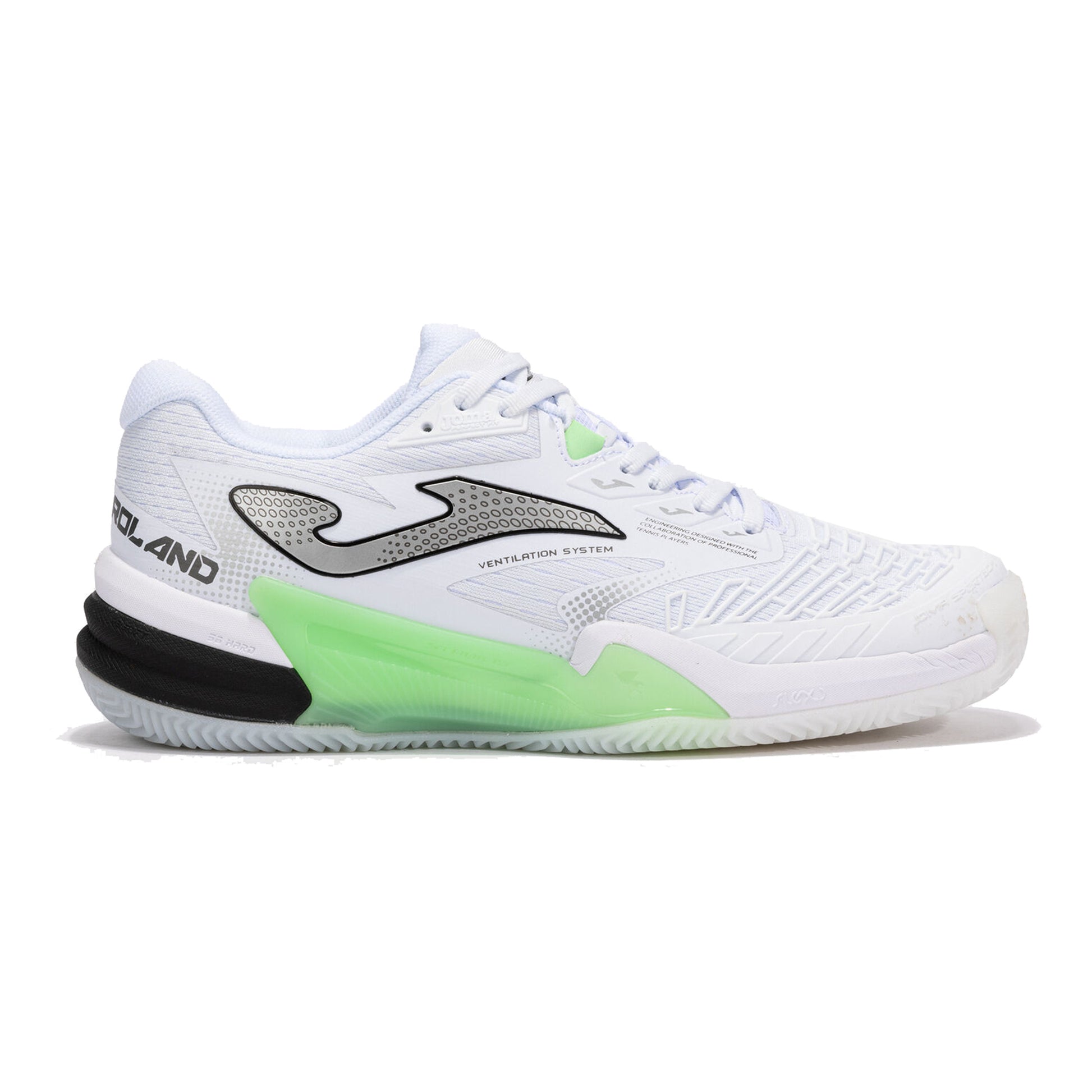 Joma Roland Gravelschoen Heren - wit, mint