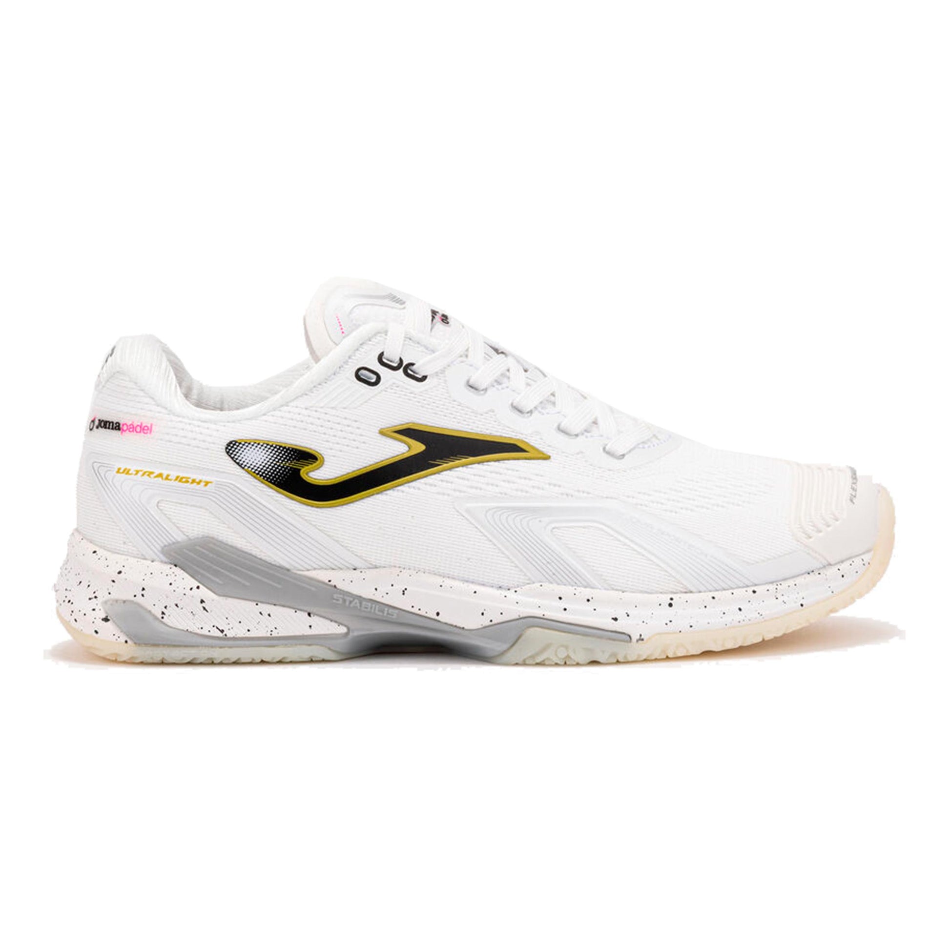 Joma Ultra Light Padel schoen Dames - wit, zwart
