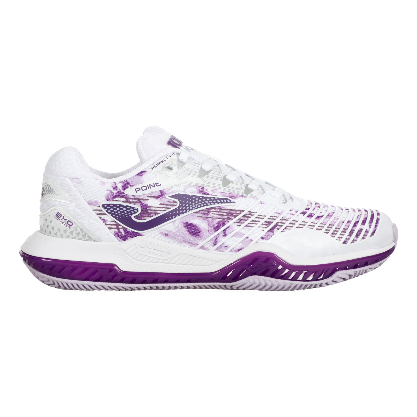 Joma Point Gravelschoen Dames-Wit,Paars