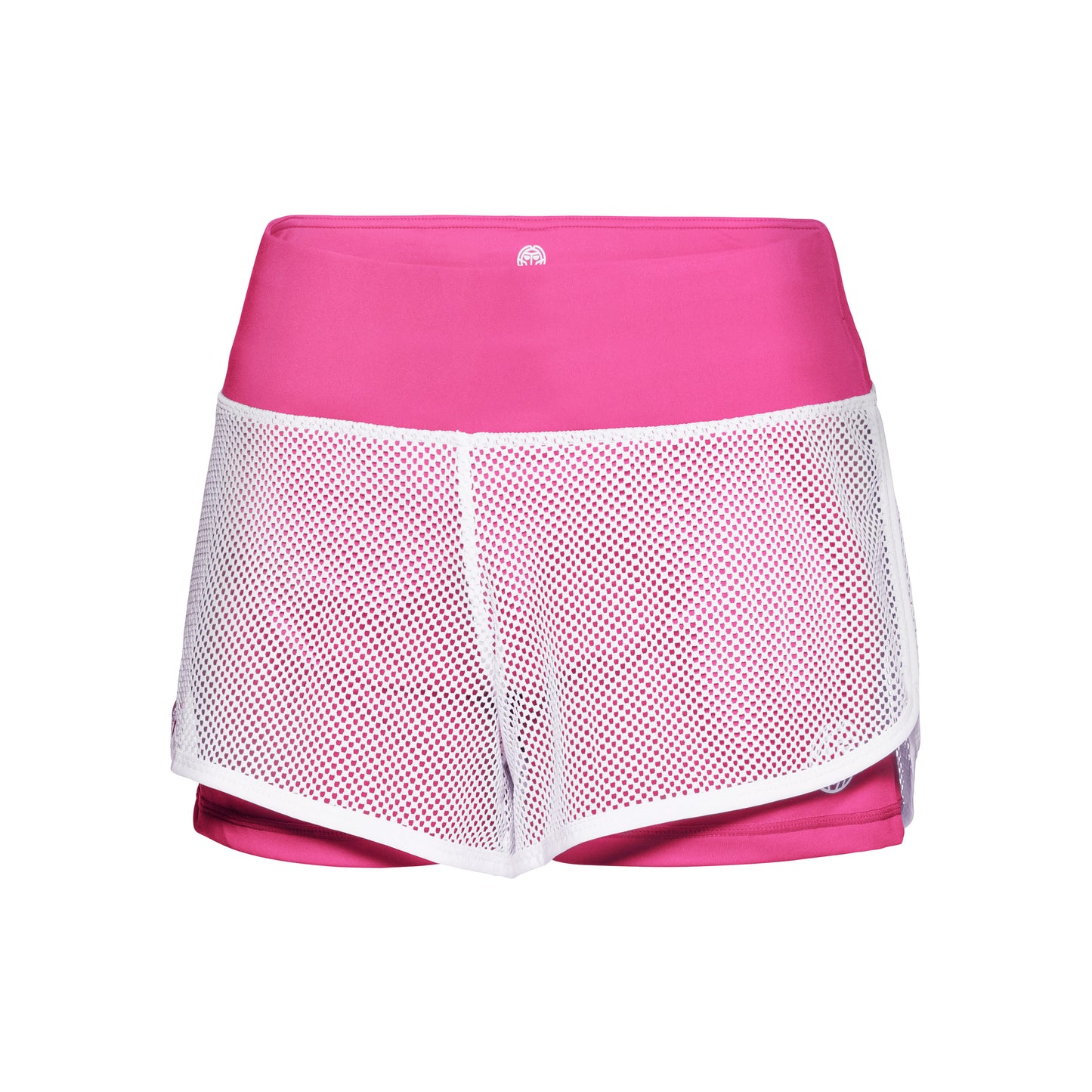 BIDI BADU Efia Tech (2in1) Shorts Femmes-Pink,Blanc