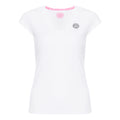 Bella 2.0 Tech V-Neck T-shirt Dames - wit, zwart