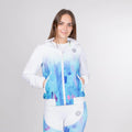 Gene Tech Trainingsjack Dames-Wit,Blauw