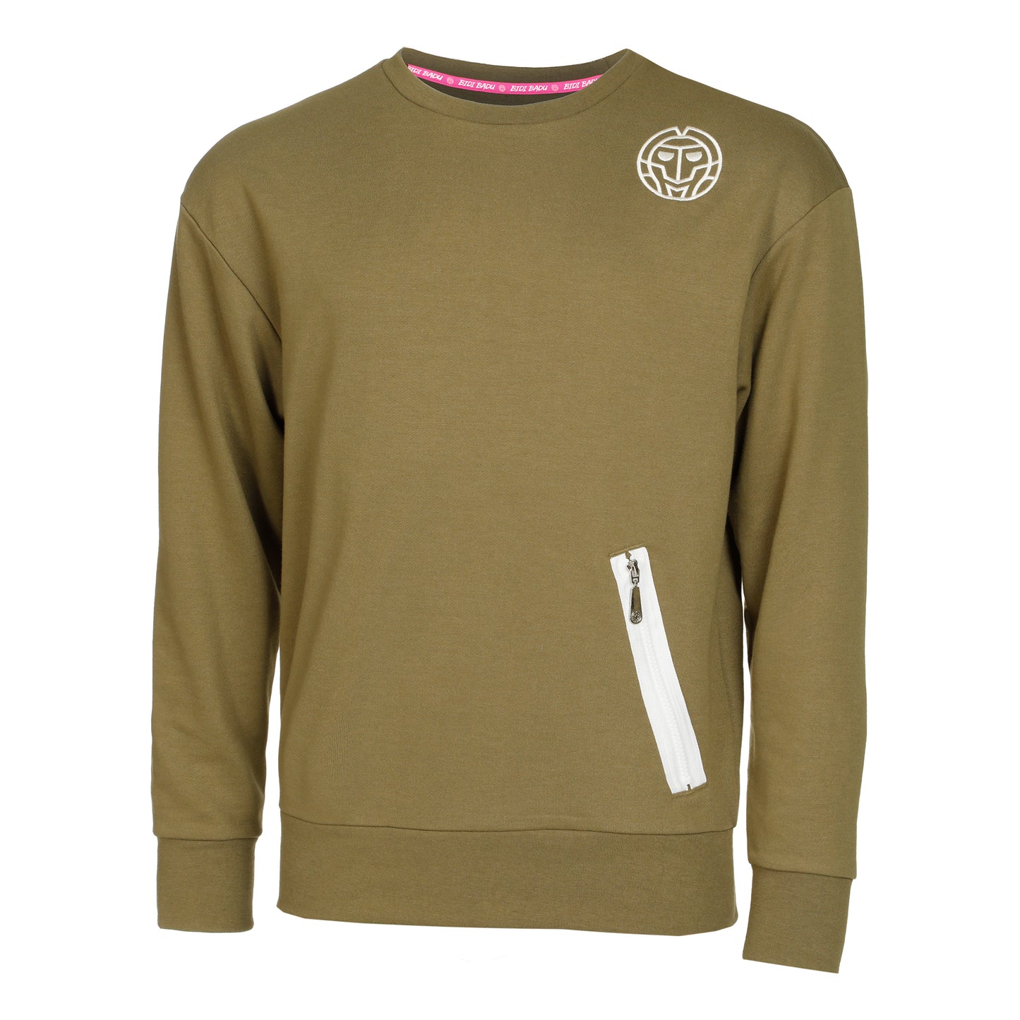 BIDI BADU Chill Crew Sweatshirt Heren-Olijf