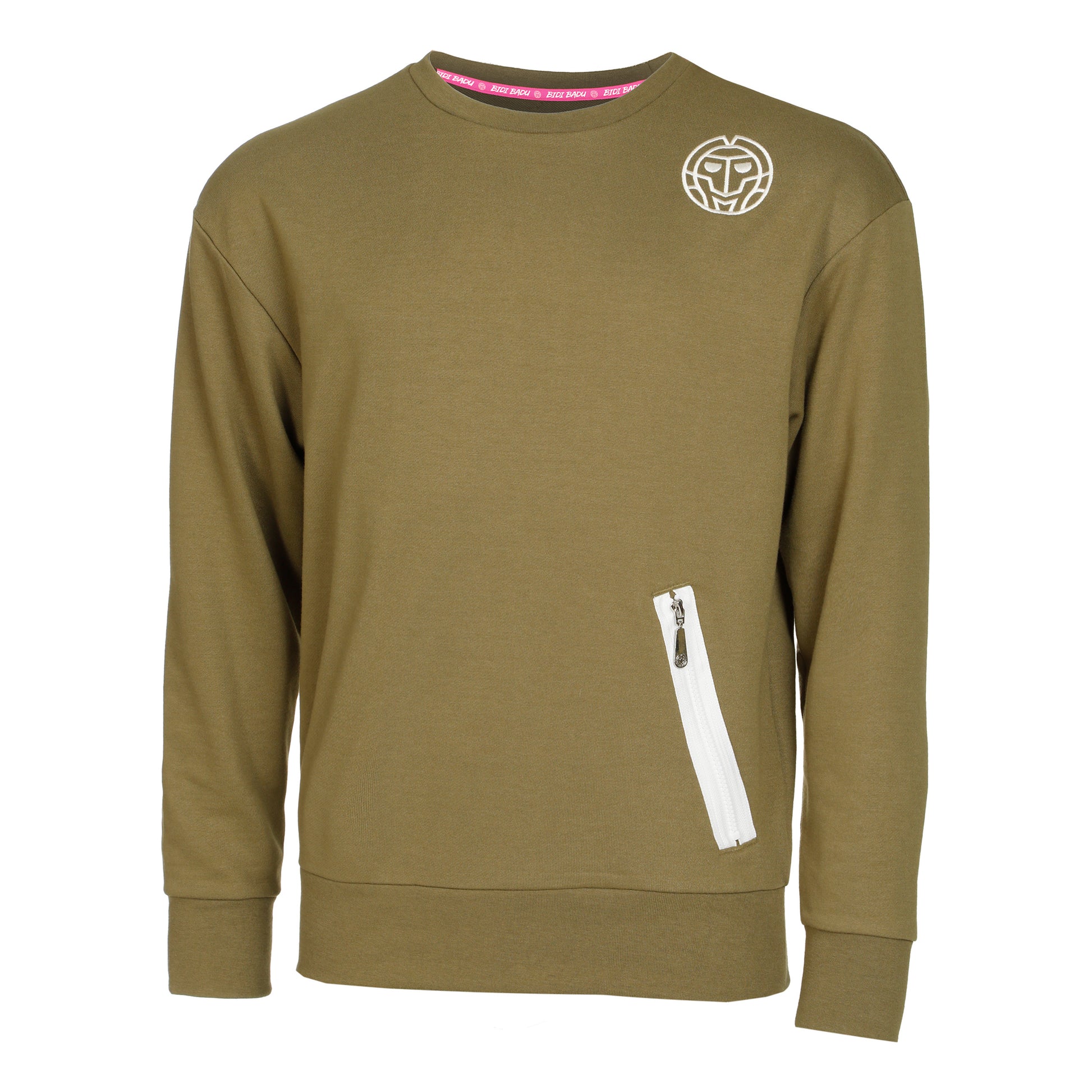 BIDI BADU Chill Crew Sweatshirt Heren-Olijf