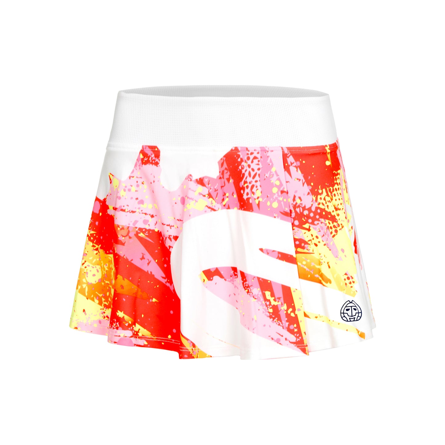 BIDI BADU Wild Arts Printed Wavy Junior Jupe Filles - blanc, multicouleur
