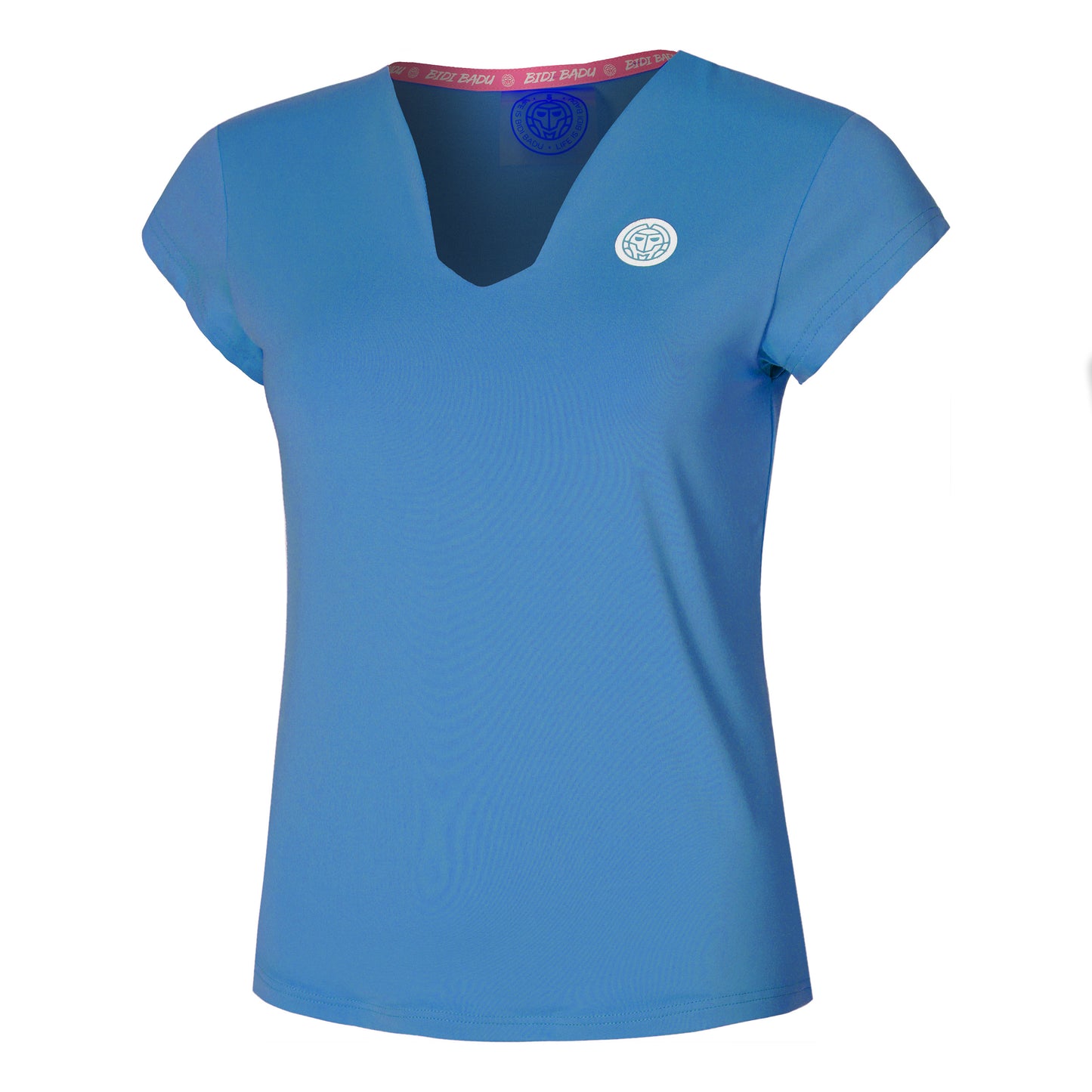 BIDI BADU Spike V-Neck T-shirt Femmes-Bleu