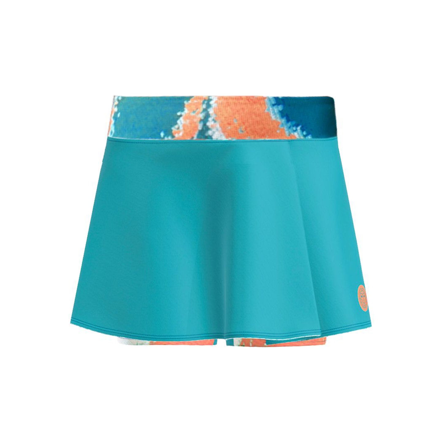 BIDI BADU Melbourne 2025 Printed Jupe Femmes-Bleu Petrol, Orange