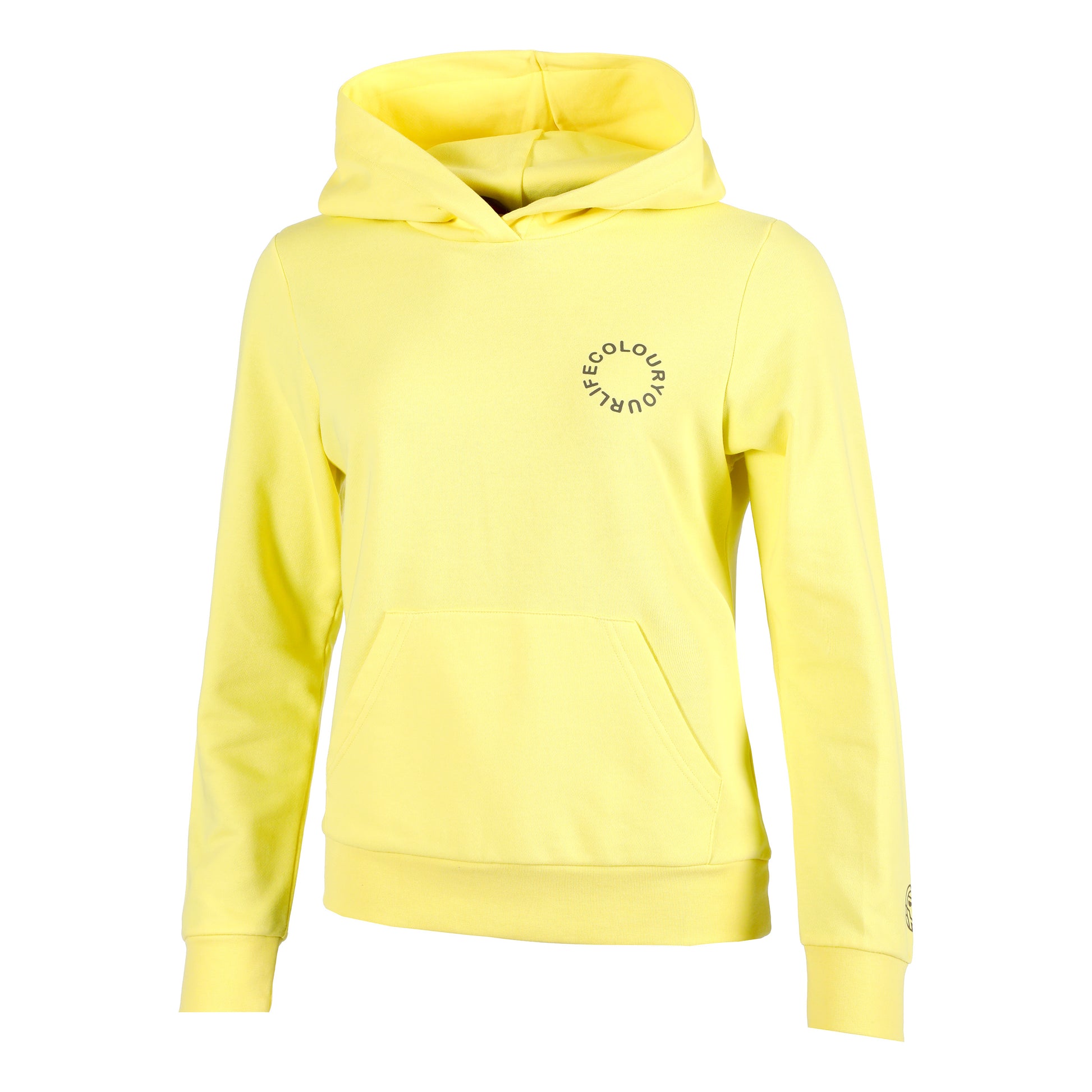 BIDI BADU Spectrum Chill Sweater Met Capuchon Dames-Geel