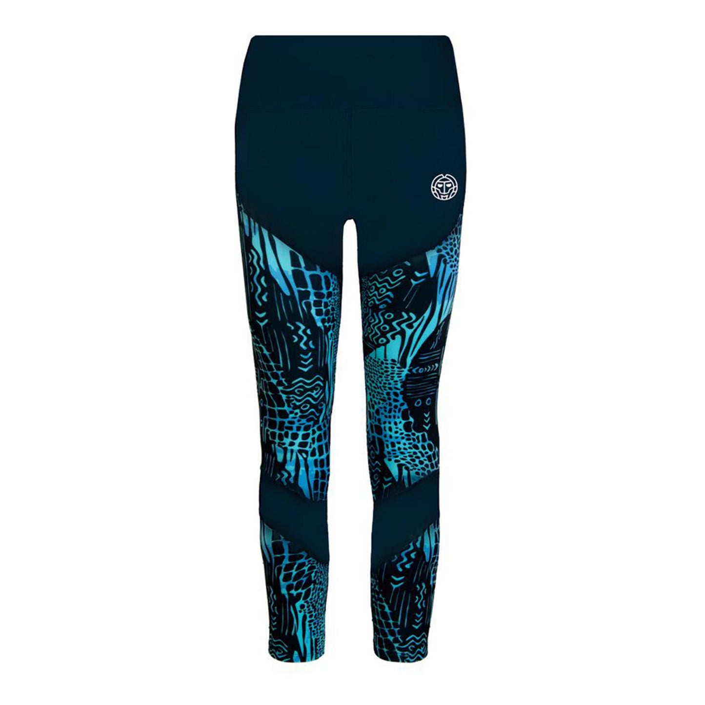 BIDI BADU Abiba Tech Mesh Tight Dames-Donkerblauw,Lichtblauw