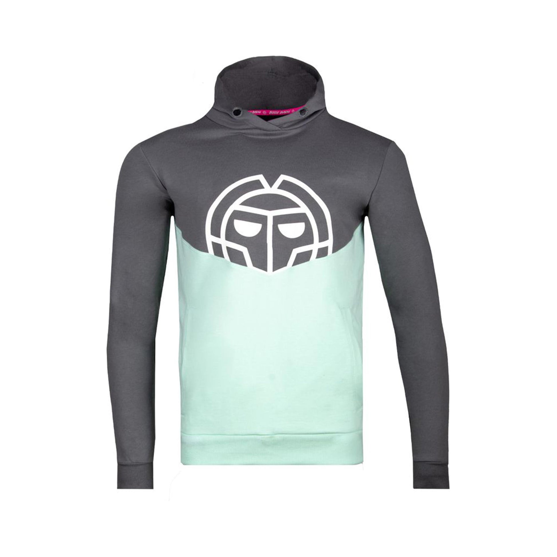BIDI BADU Bassem Lifestyle Sweat à capuche Garçons - gris foncé, mint