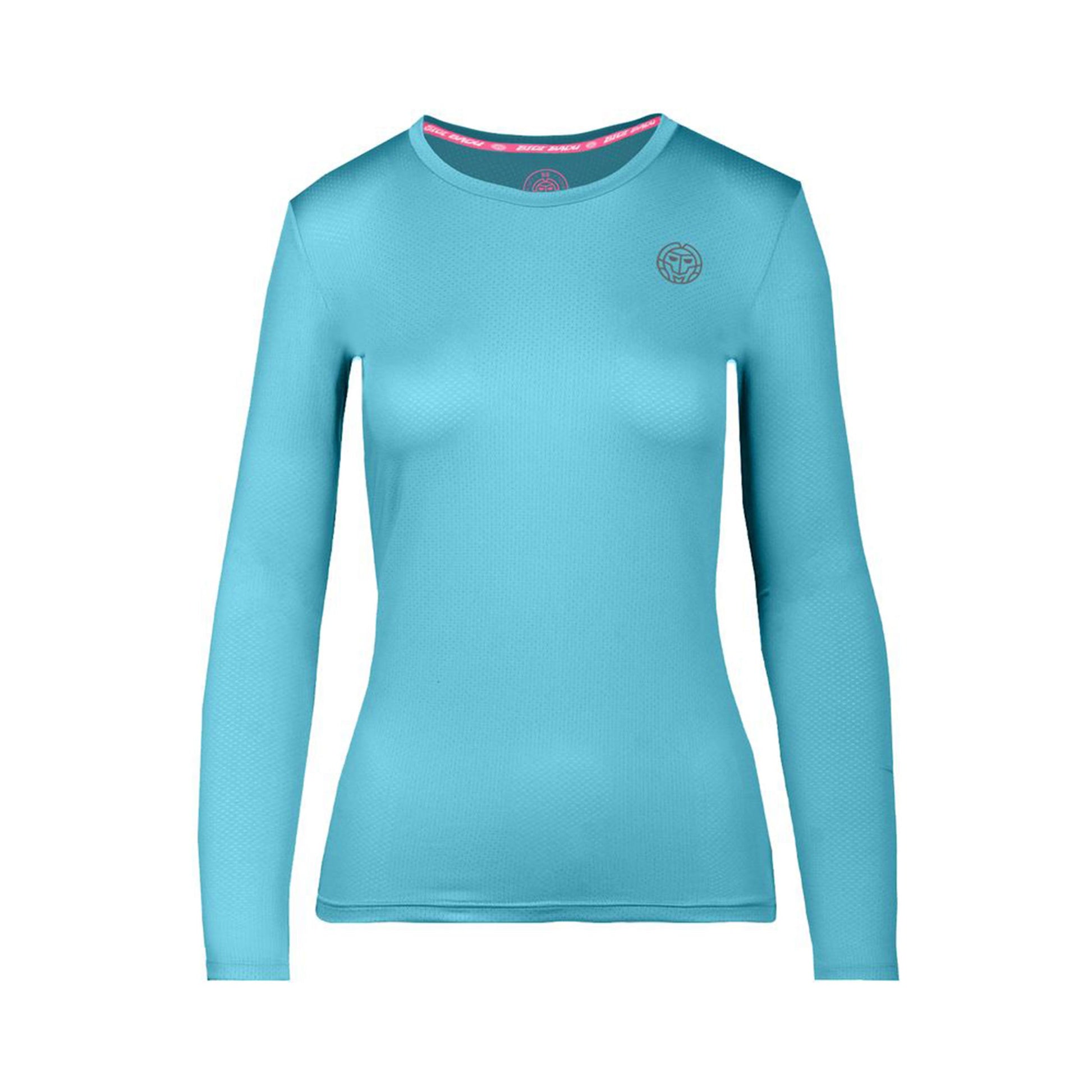 BIDI BADU Mina Tech Roundneck Longsleeve Meisjes - lichtblauw,