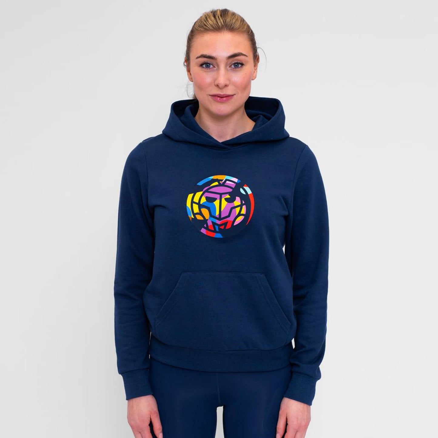 BIDI BADU Twiggy Chill Sweat À Capuche Femmes-Bleu Foncé,Multicouleur