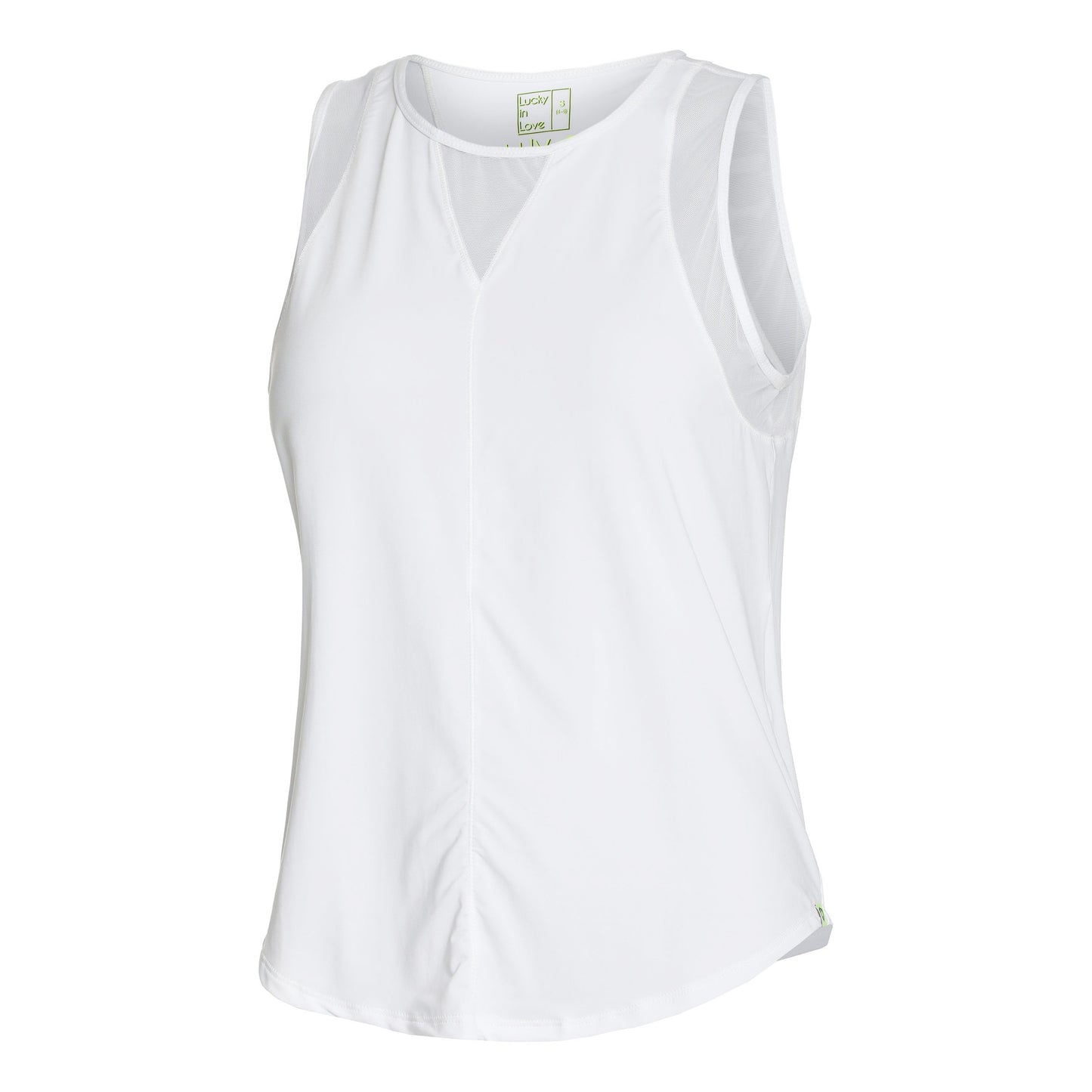 Lucky in Love Chill Out Tanktop Dames-Wit
