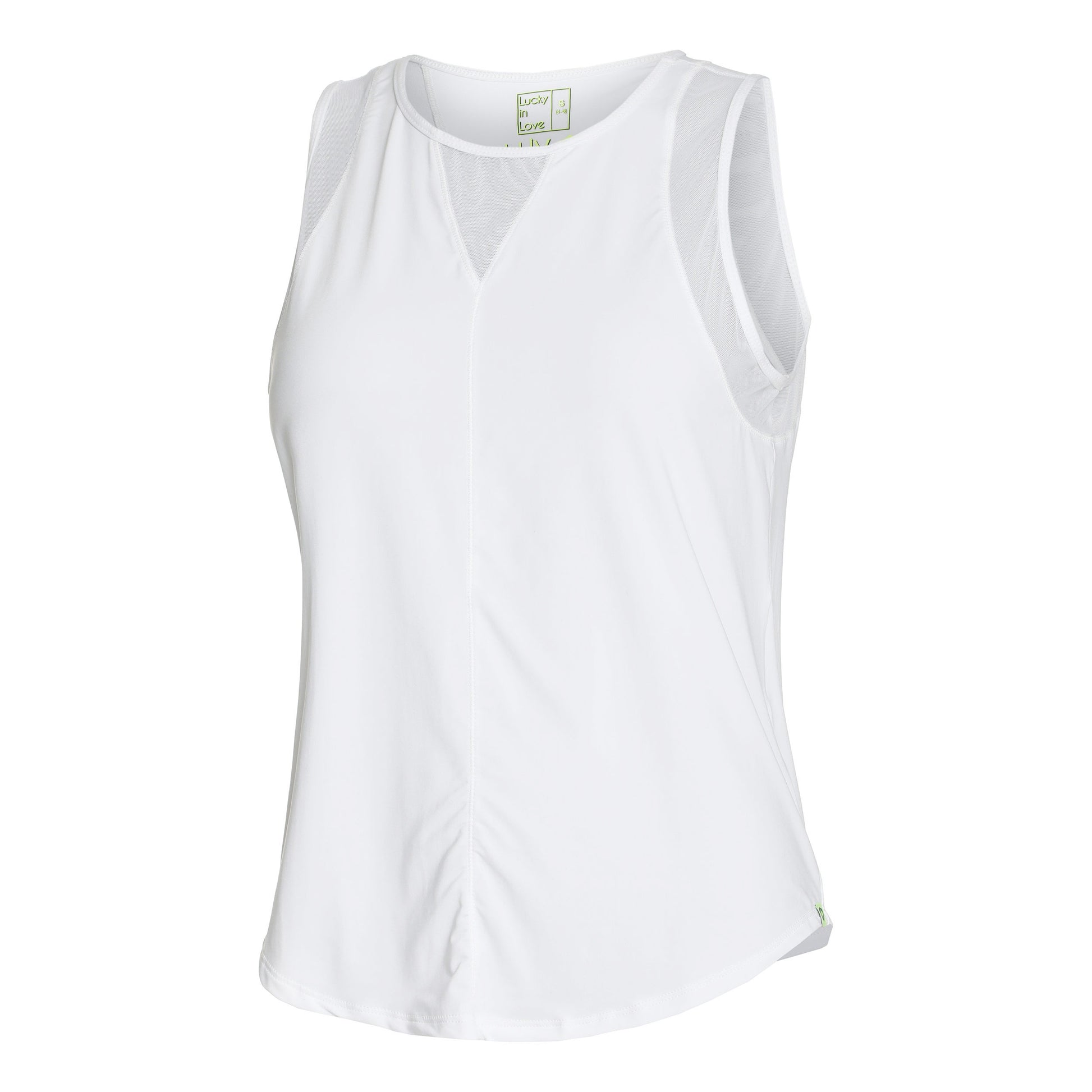 Lucky in Love Chill Out Tanktop Dames-Wit