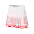 Long Classic Stripe Rok Dames-Wit,Pink