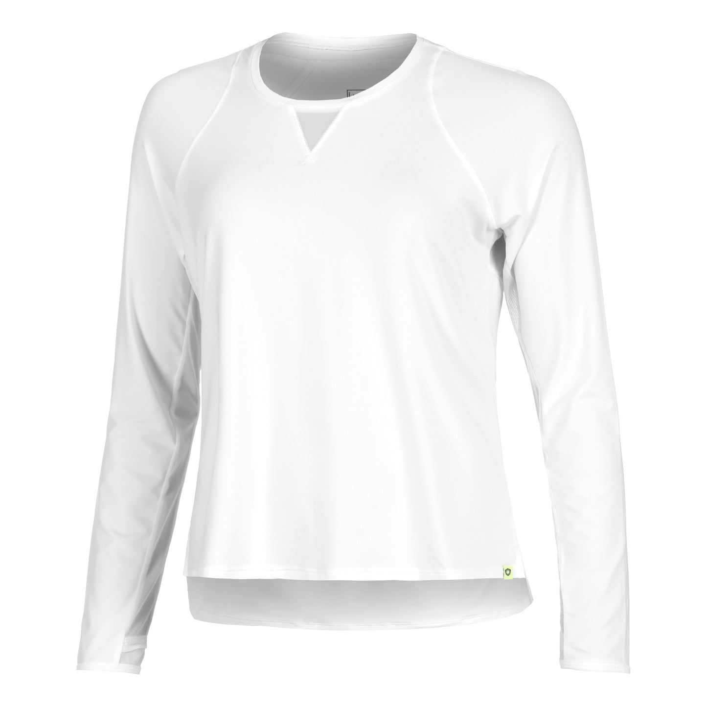 Lucky in Love High Low Breezy Longsleeve Dames - wit,