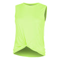 Twist Front Débardeur Tank Top Femmes-Vert Fluo