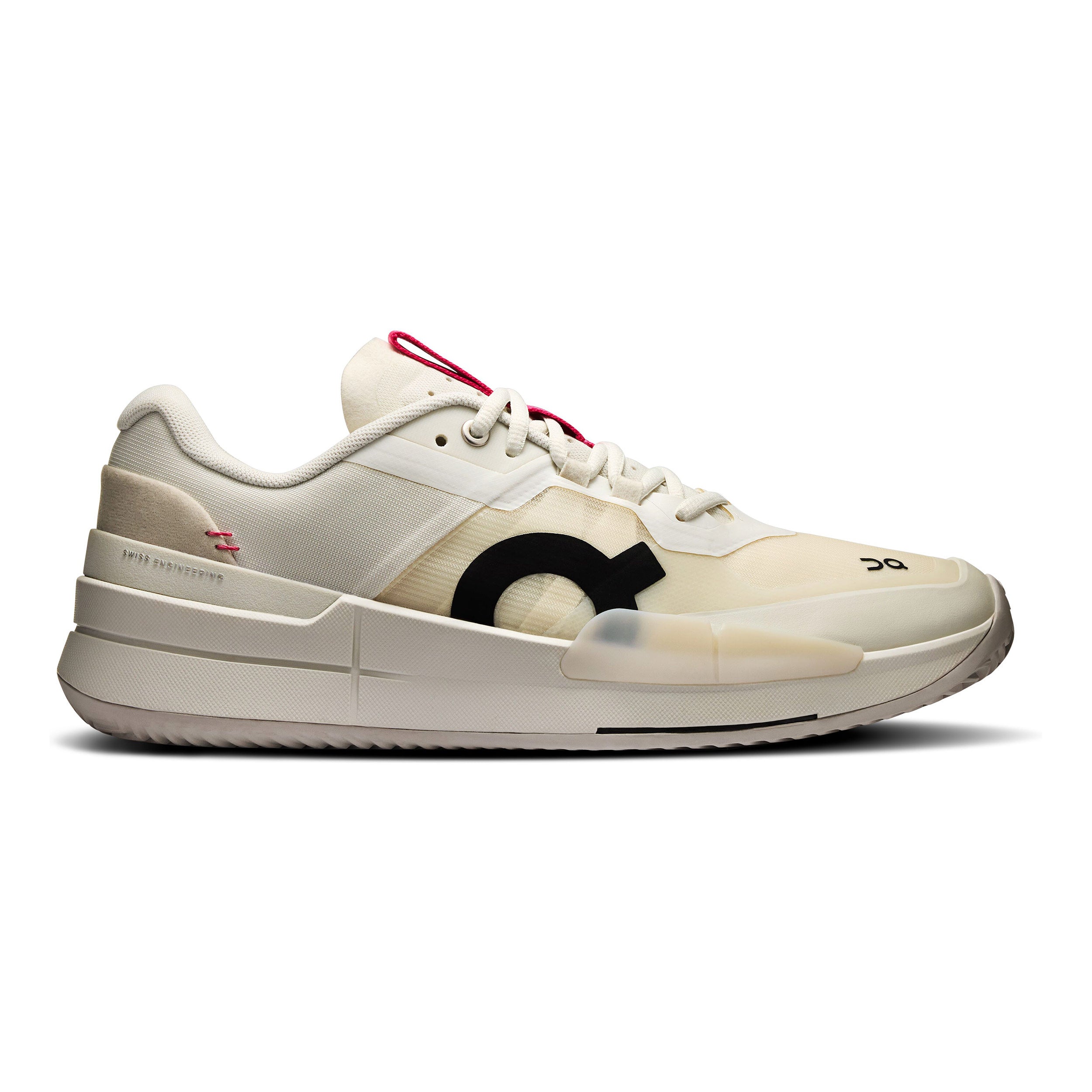 On THE ROGER Pro 2 Chaussure Terre Battue Hommes-Blanc,Pink