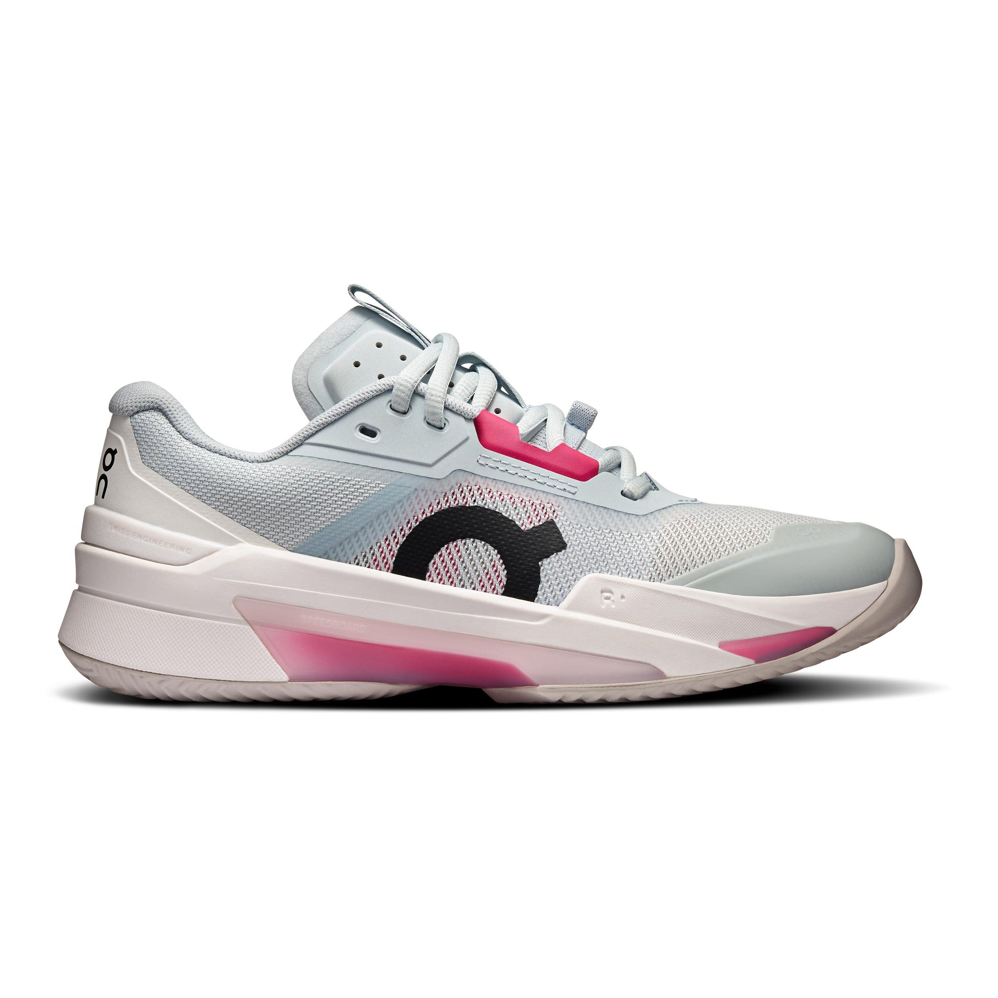 On THE ROGER Pro Fire Chaussure terre battue Femmes - bleu clair, rose