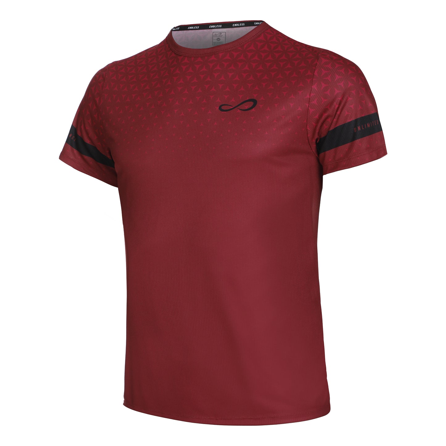 Endless Ace Geo T-shirt Heren - rood,