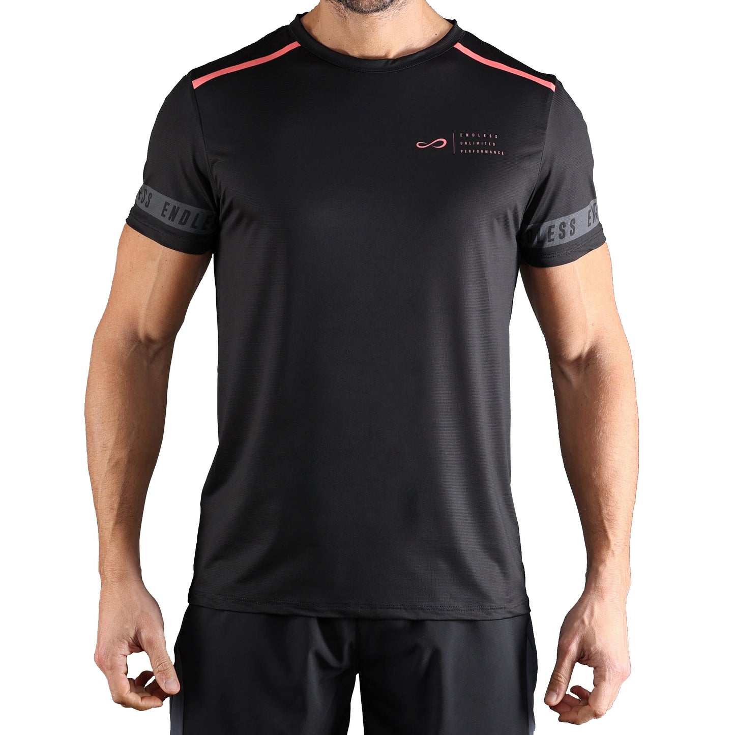 Endless Ace Izzy T-shirt Heren - zwart,