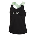 Iconic Tanktop Dames - zwart, lichtgroen