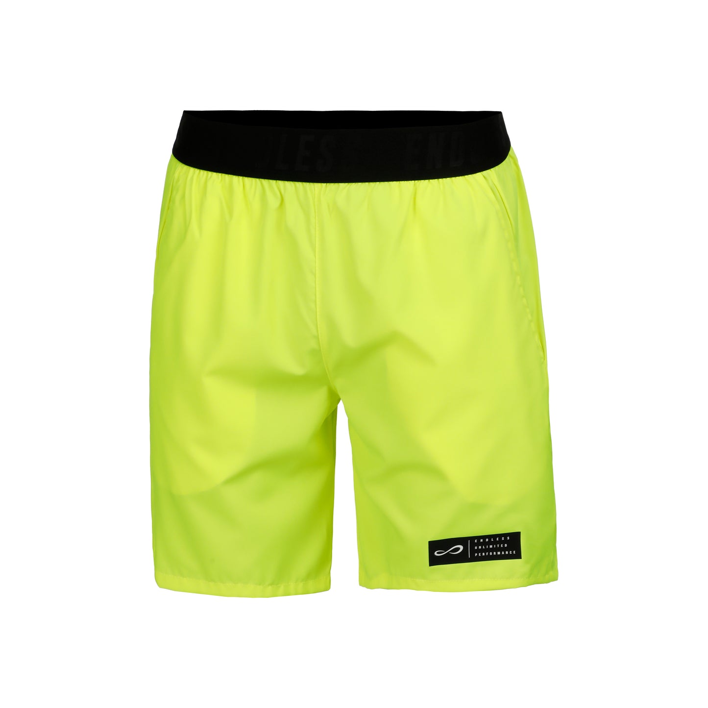 Endless Ace Iconic Shorts Hommes-Jaune Lemon, Noir