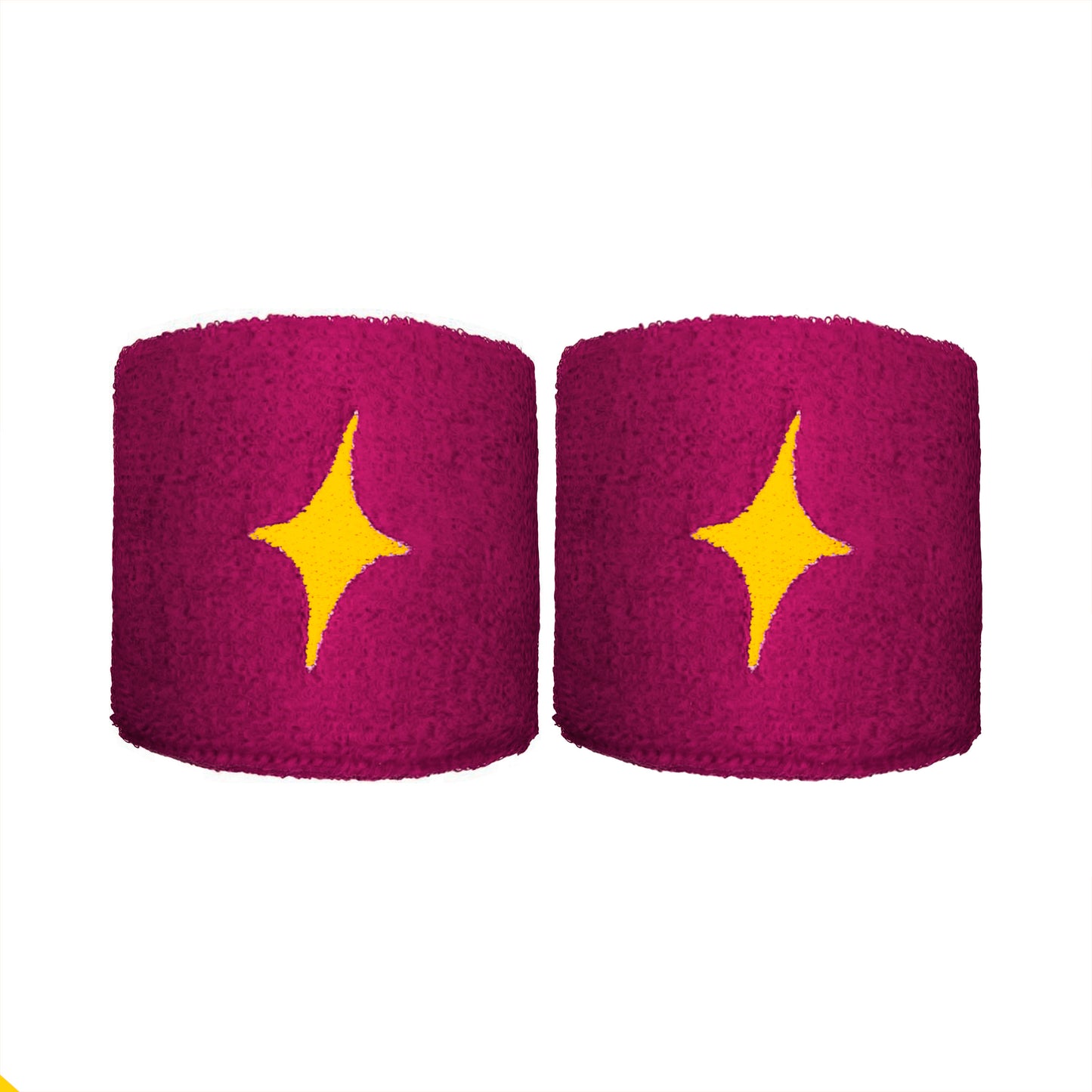 Starvie Poignet Pack de 2 unités court - lilas, jaune