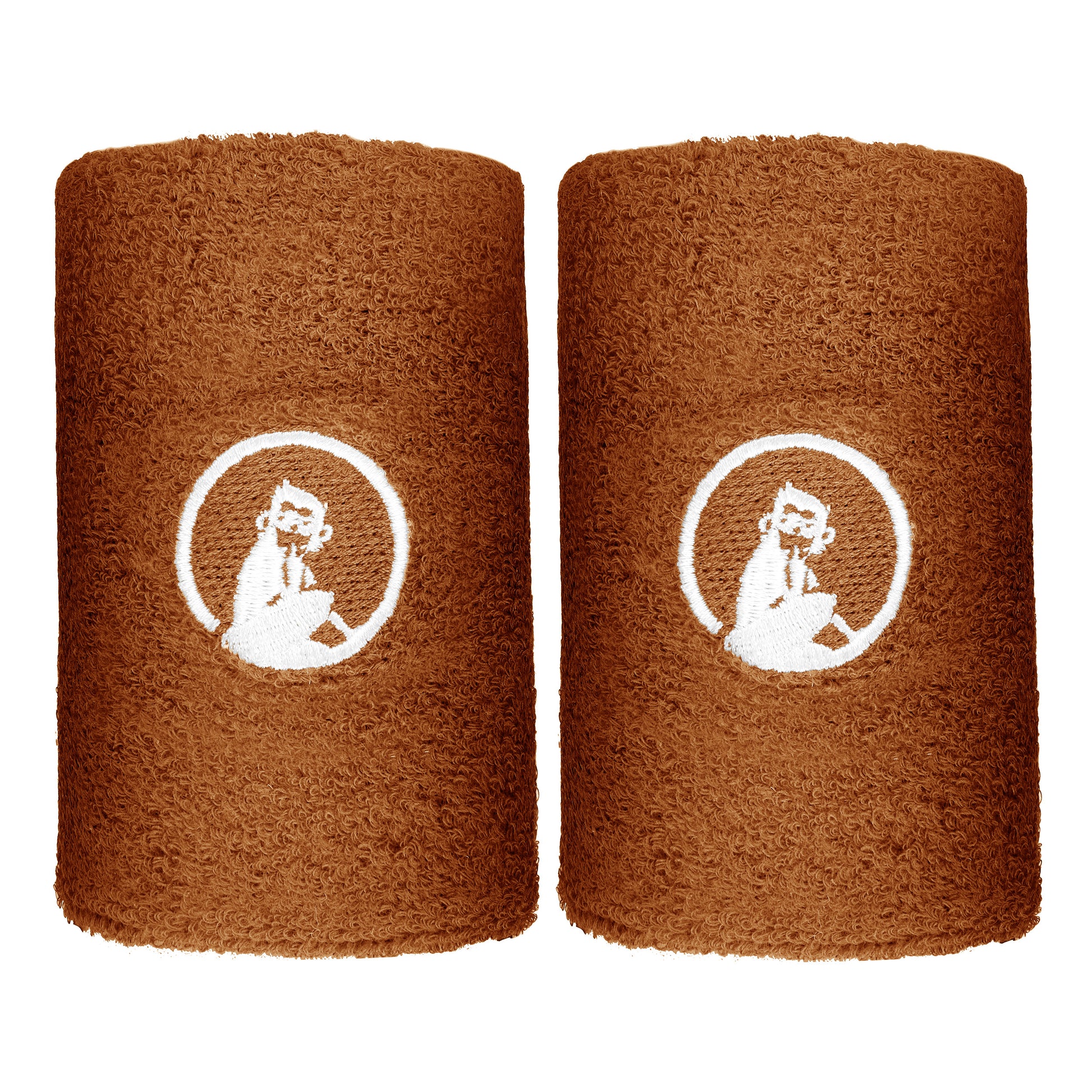Quiet Please Poignet Pack de 2 unités long - marron