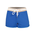 Retro Stripe Shorts Dames - blauw, veelkleurig